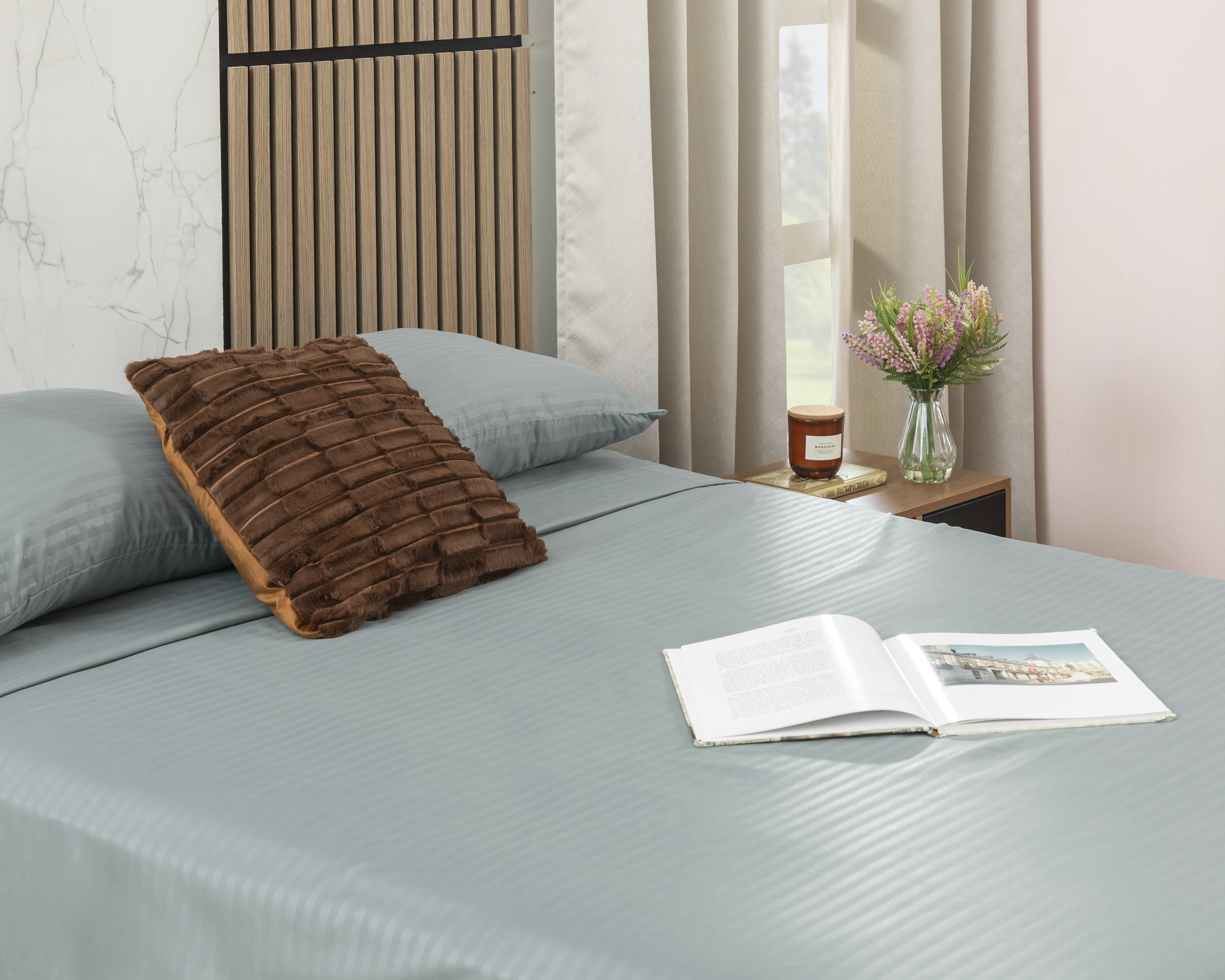 Foto 2 pulgar | Foto 1 | Sábana Matrimonial con Fundas para Almohada Starhaus Nefertiti 4 Piezas