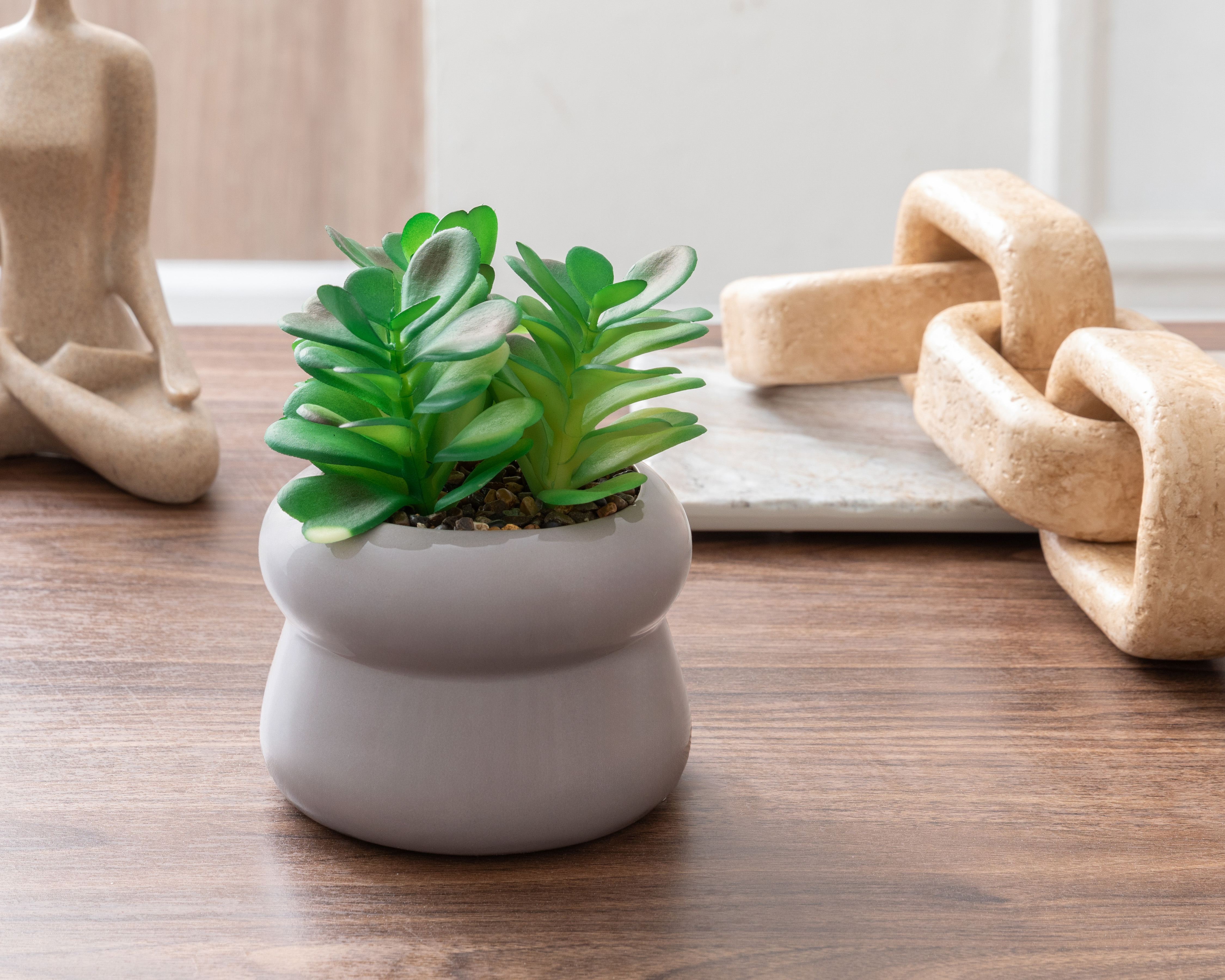 Foto 4 | Foto 4 | Suculenta Artificial con Maceta Starhaus 15.5 cm