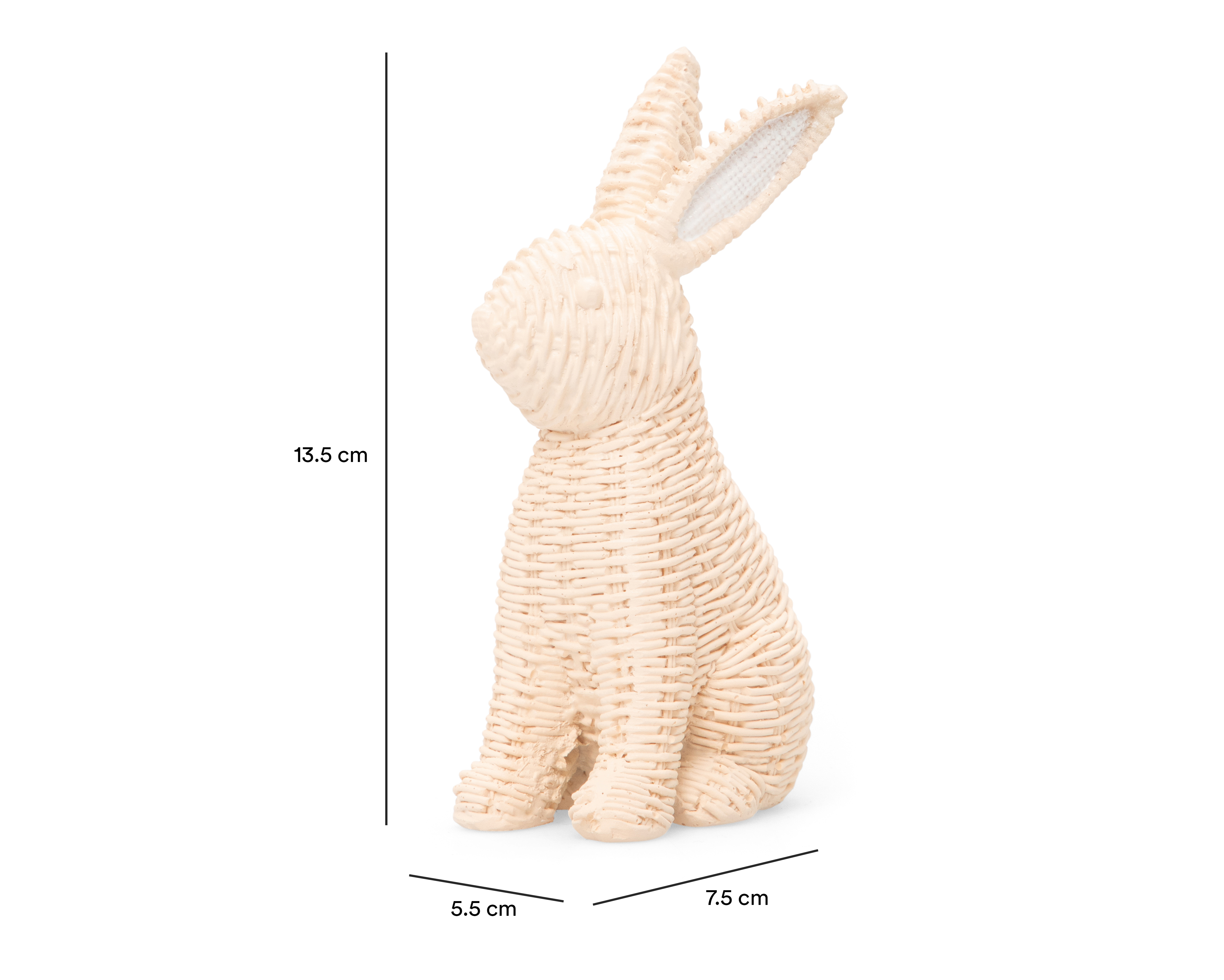 Foto 7 pulgar | Foto 6 | Escultura de Conejo de Pascua Maura de Cerámica