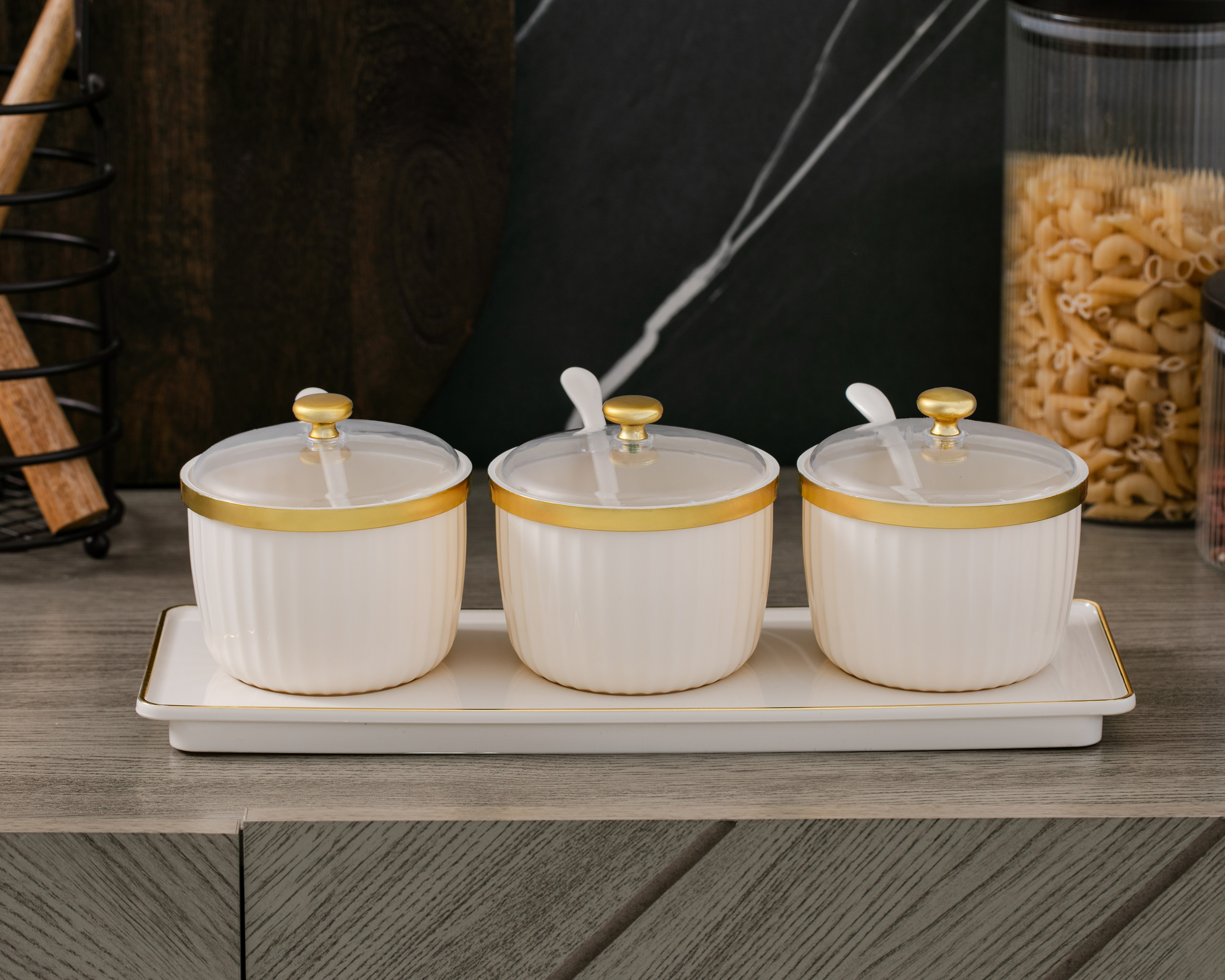 Foto 6 pulgar | Foto 5 | Contenedor de Cerámica Starhaus 300 ml 4 Piezas