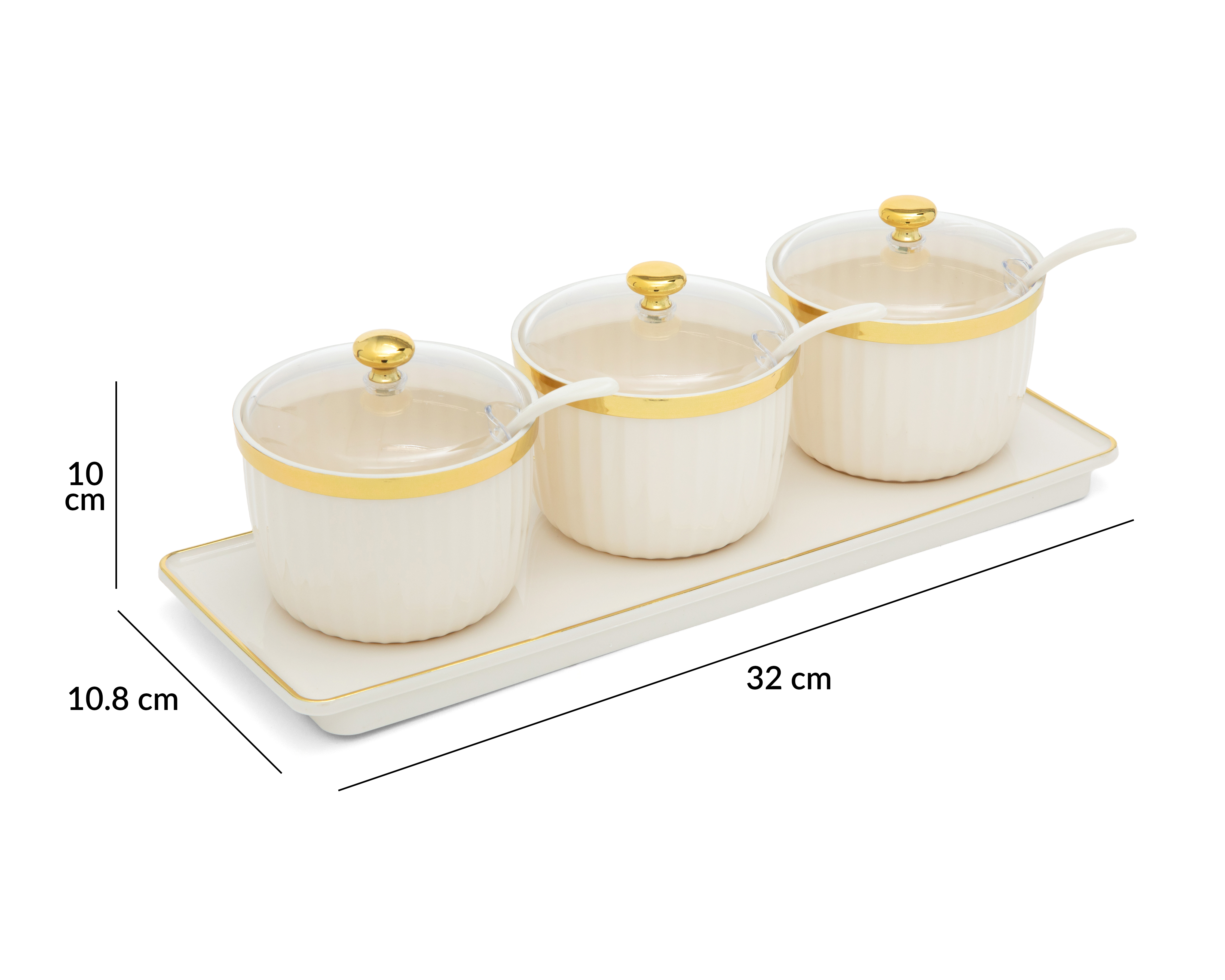 Foto 6 | Foto 6 | Contenedor de Cerámica Starhaus 300 ml 4 Piezas