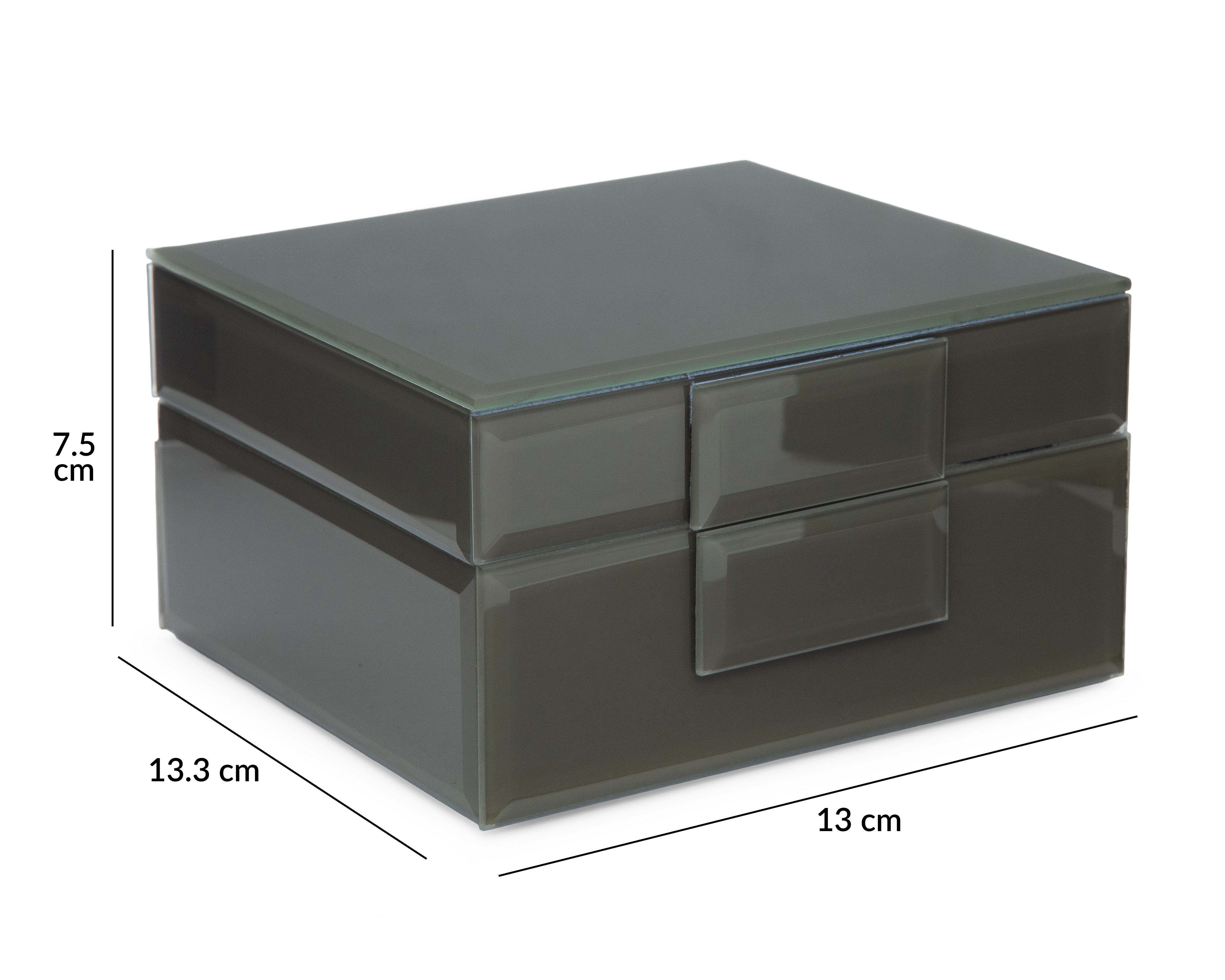 Foto 7 pulgar | Foto 6 | Joyero de Vidrio Starhaus Verde