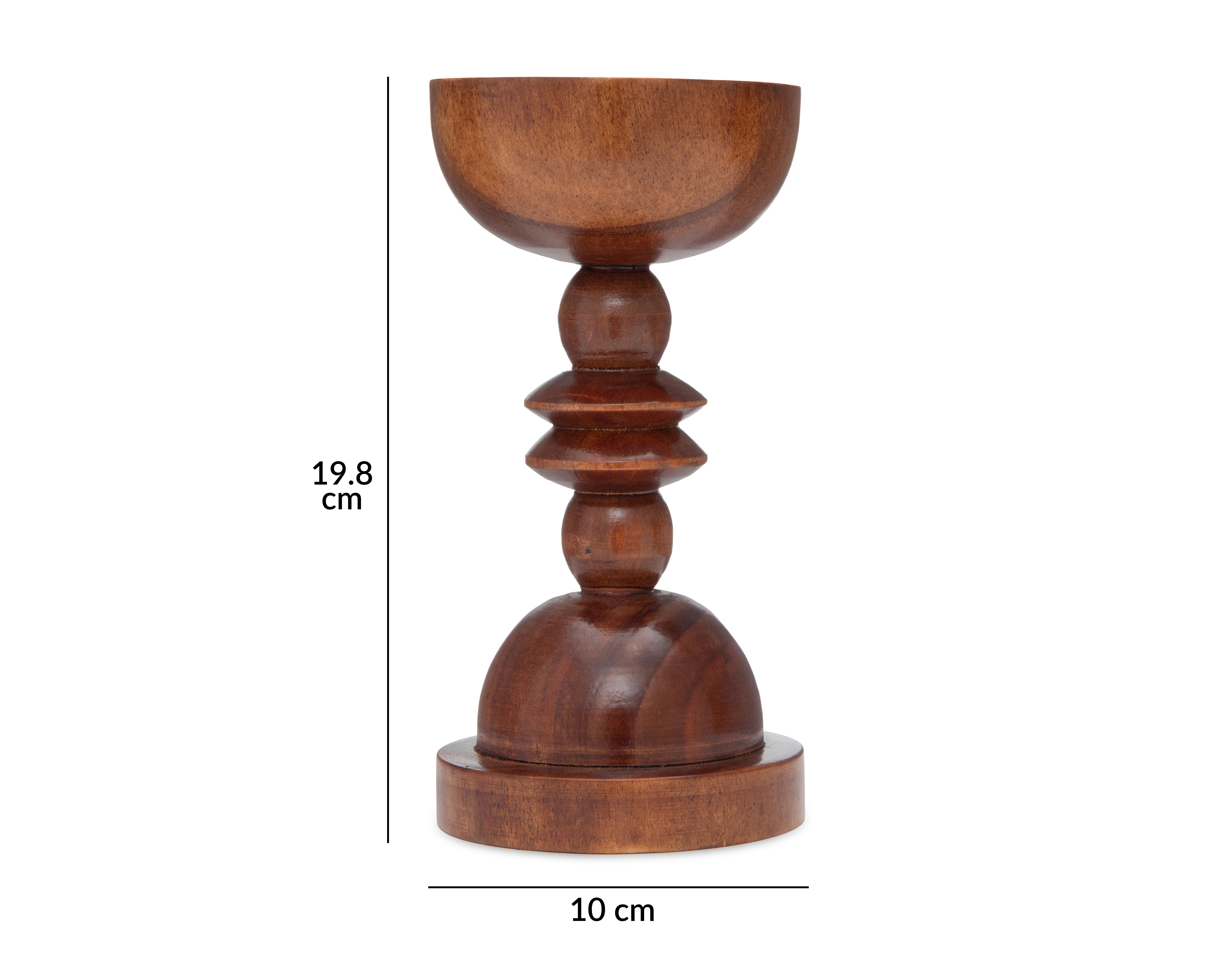 Foto 6 pulgar | Foto 5 | Candelabro Deron de Madera