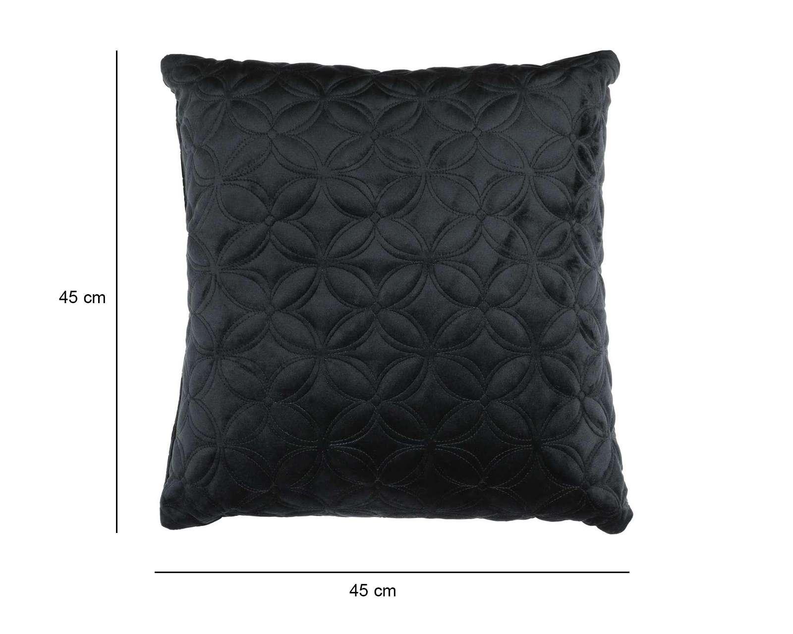 Foto 6 | Foto 6 | Cojín Decorativo Terciopelo Negro