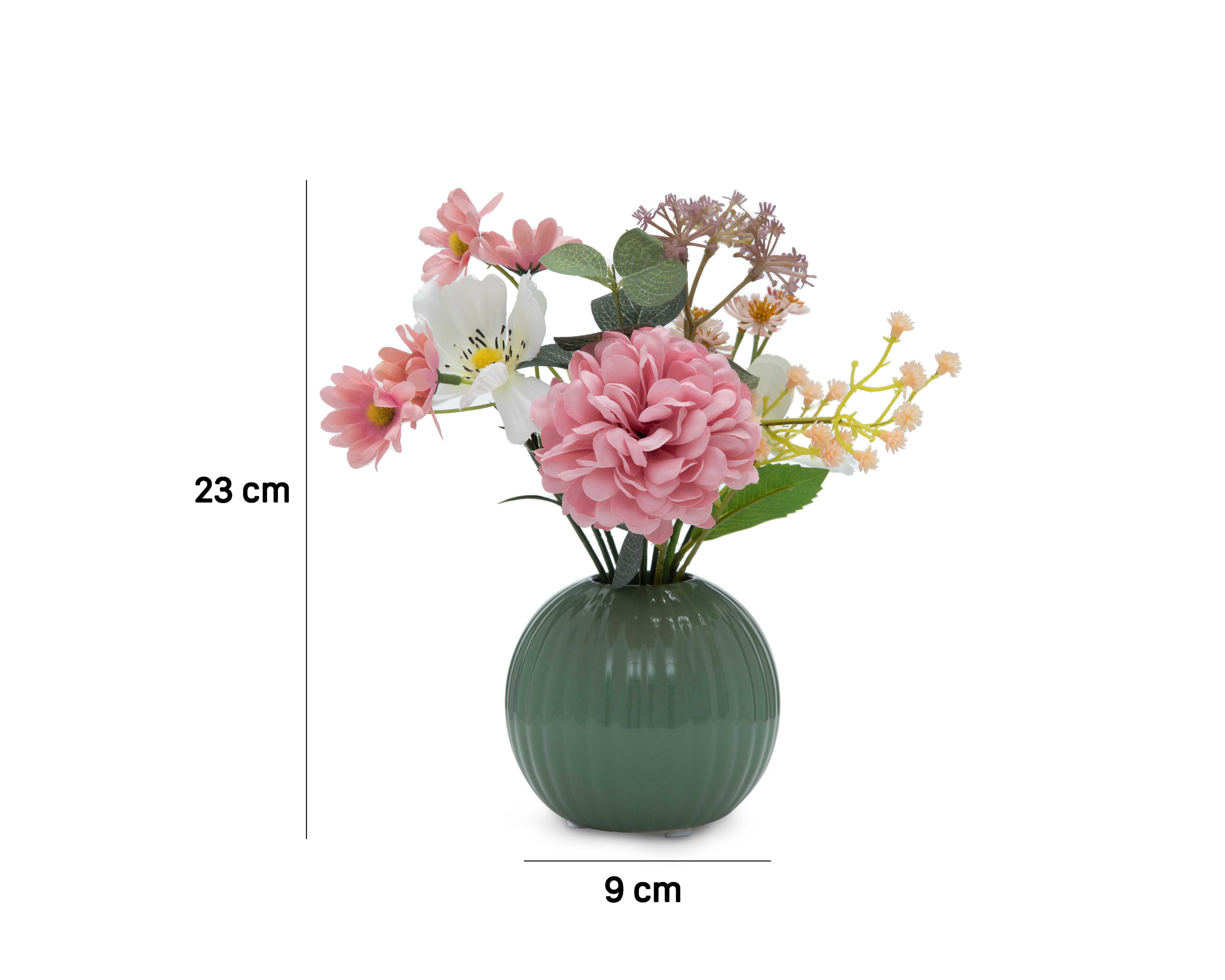 Foto 5 | Foto 5 | Peonía Artificial con Maceta Starhaus 23 cm