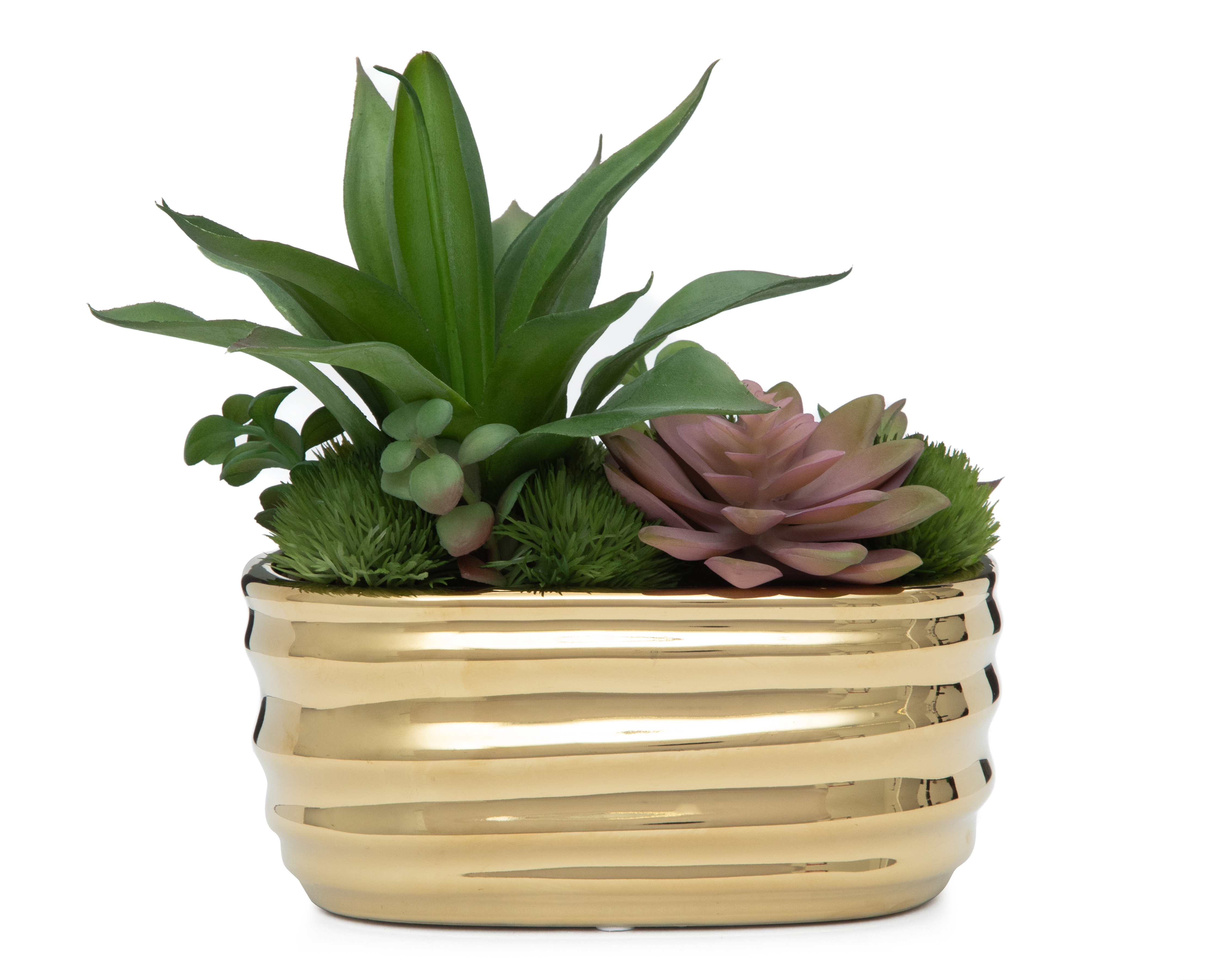 Suculenta Artificial con Maceta Starhaus 22 cm