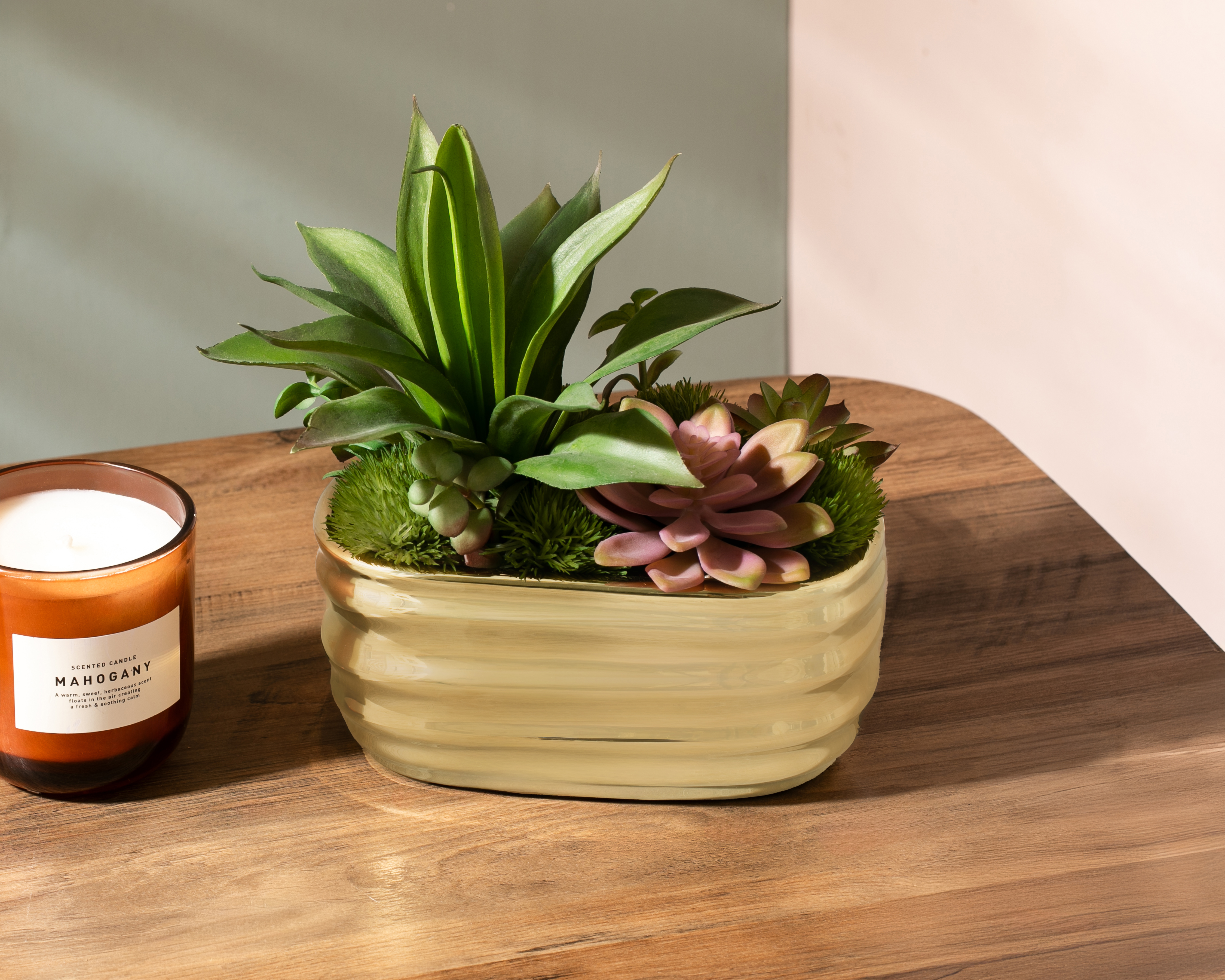 Foto 4 | Foto 4 | Suculenta Artificial con Maceta Starhaus 22 cm