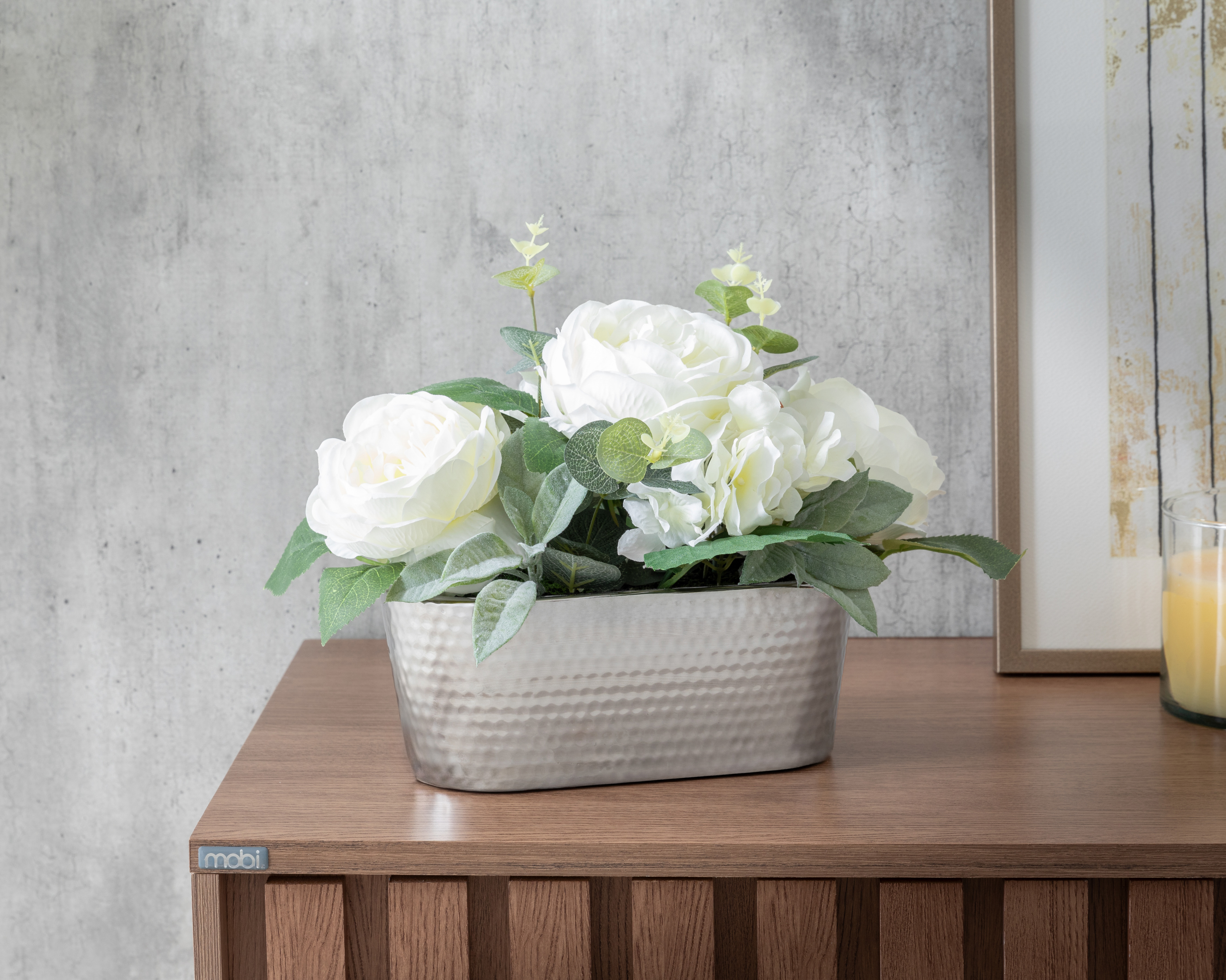 Foto 4 | Foto 4 | Rosas Artificiales con Maceta Starhaus 24 cm