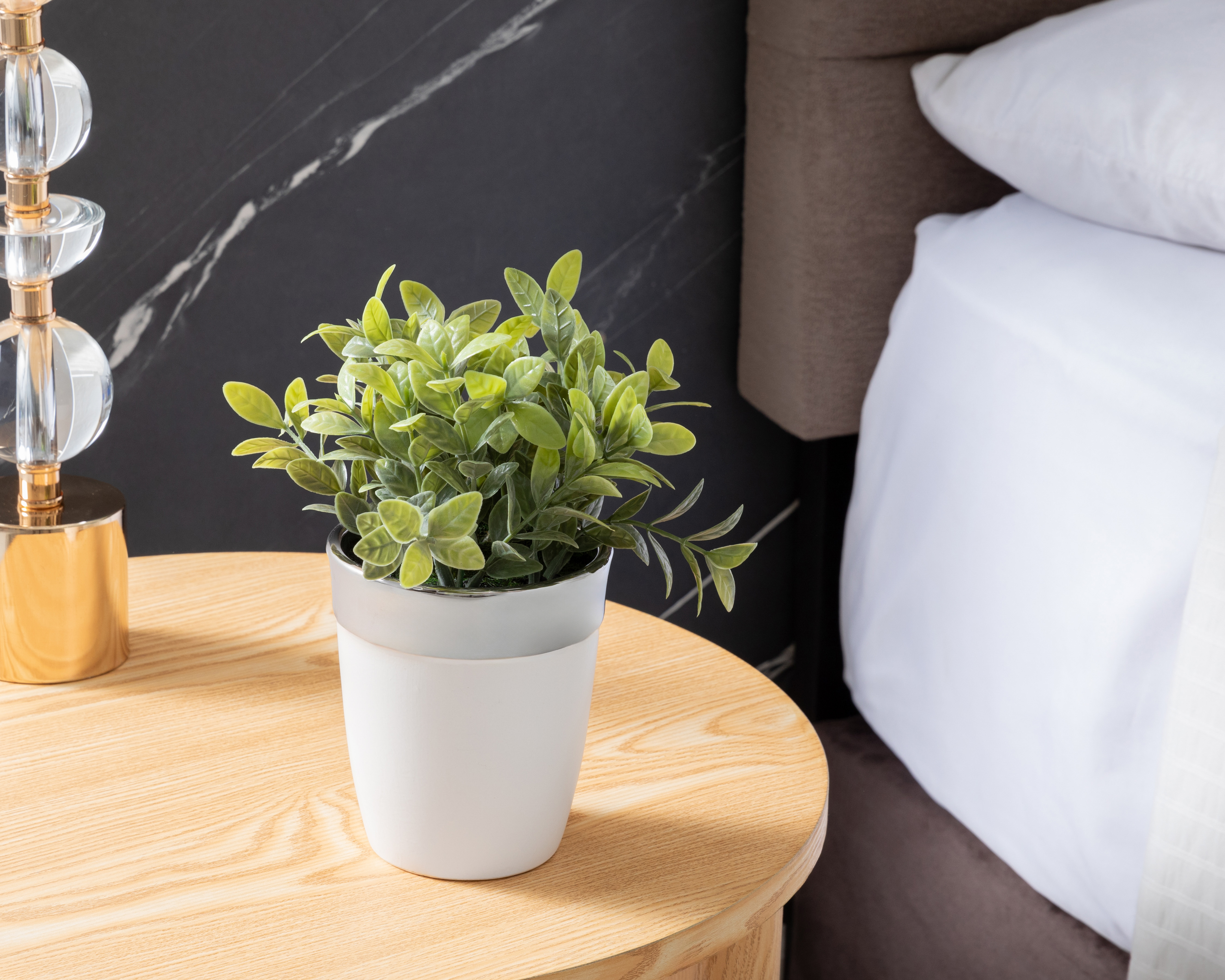 Foto 5 pulgar | Foto 4 | Planta Artificial con Maceta Starhaus 25 cm