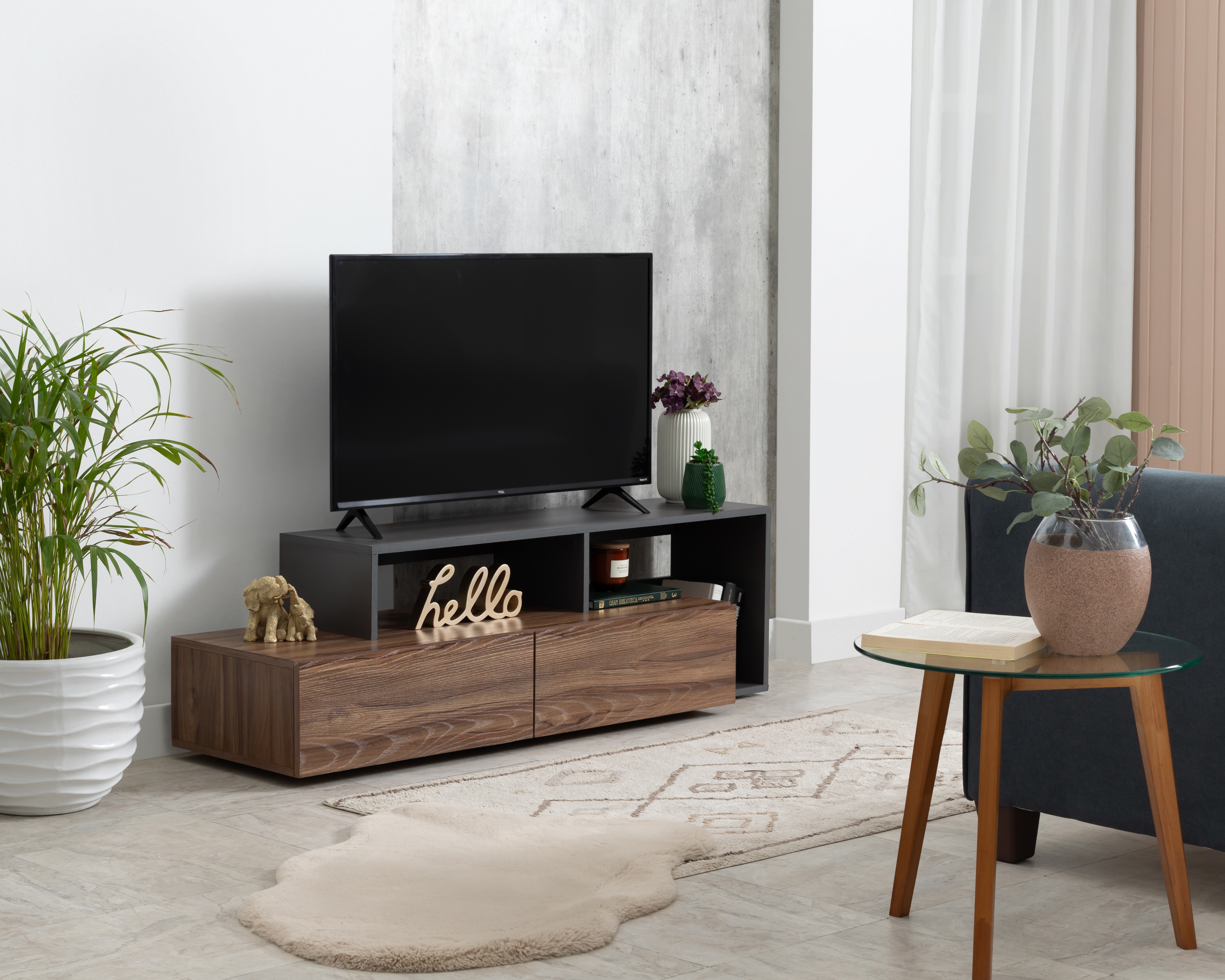 Mesa para Televisión Serena Nogal