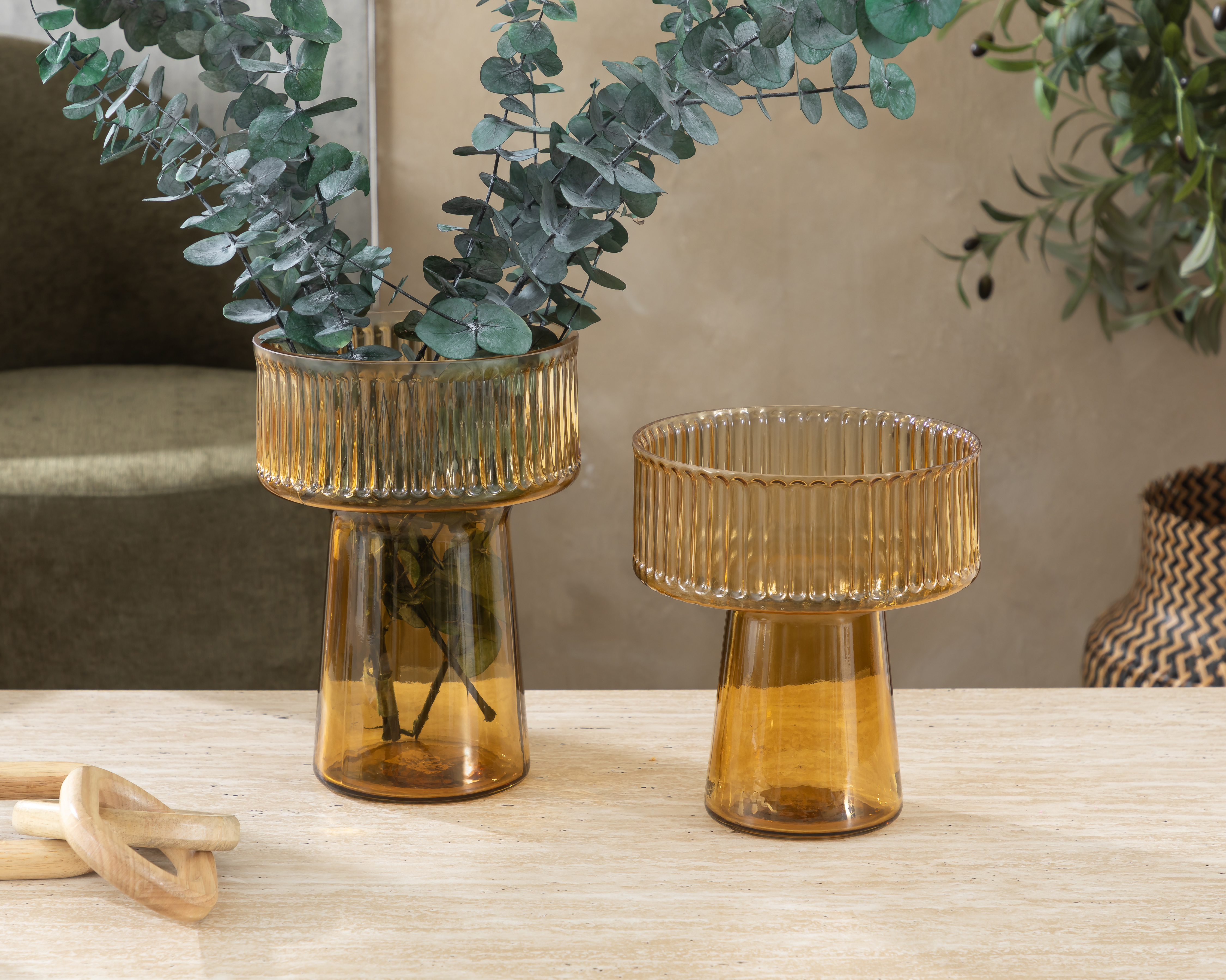 Foto 5 pulgar | Foto 4 | Jarrón de Vidrio Starhaus Tressa