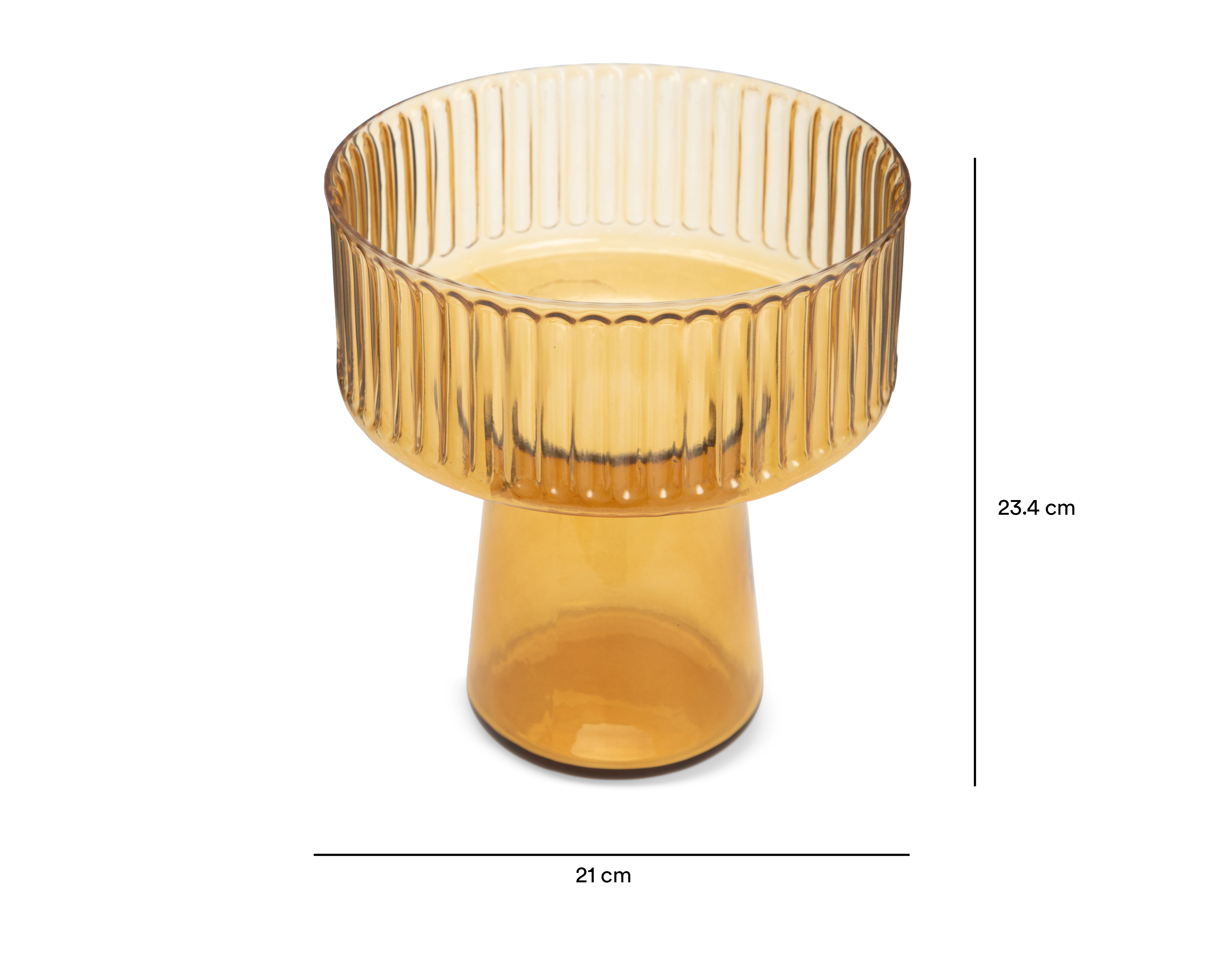 Foto 6 pulgar | Foto 5 | Jarrón de Vidrio Starhaus Tressa