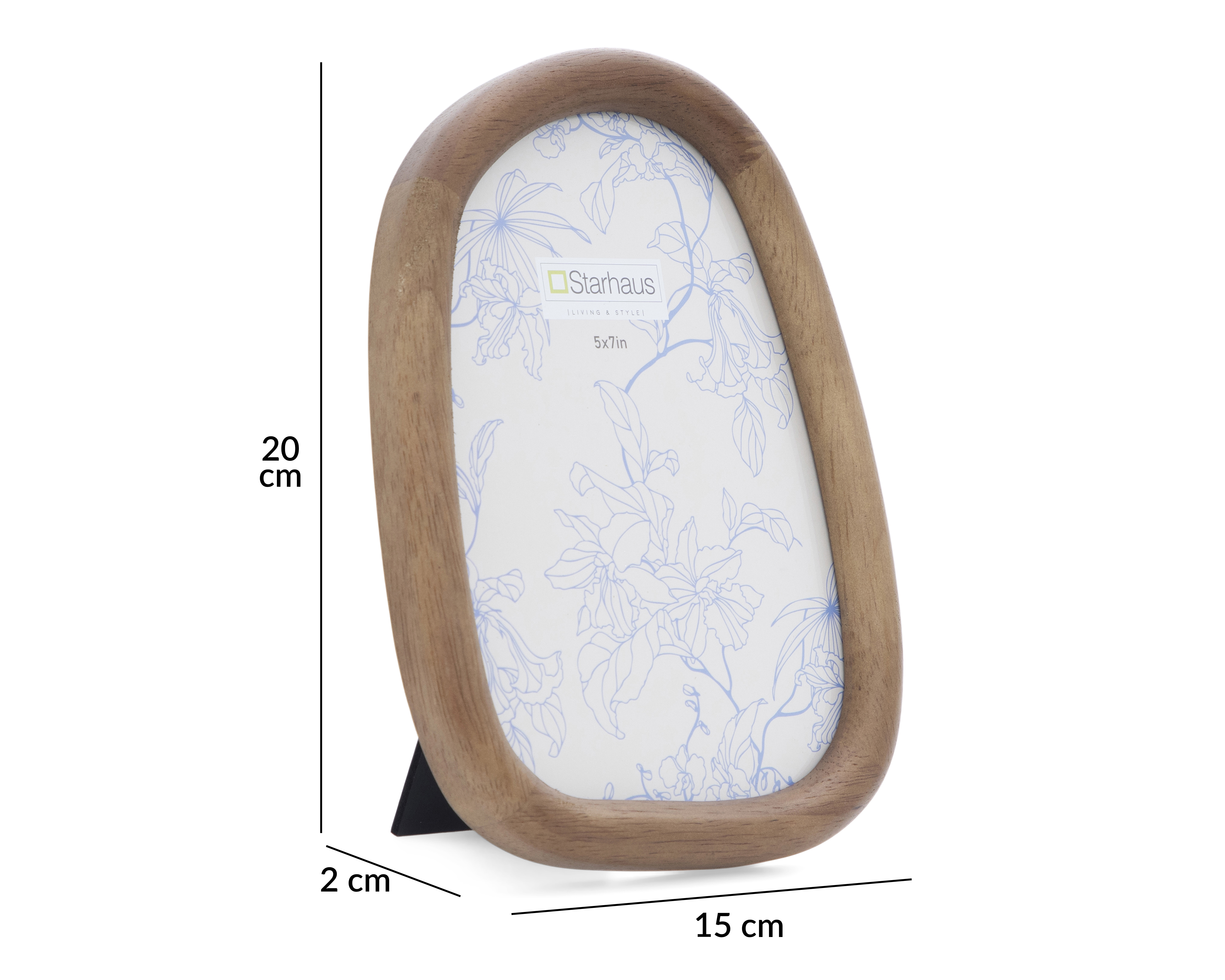 Foto 6 pulgar | Foto 5 | Portarretrato de Madera Starhaus 5 x 7 Pulgadas