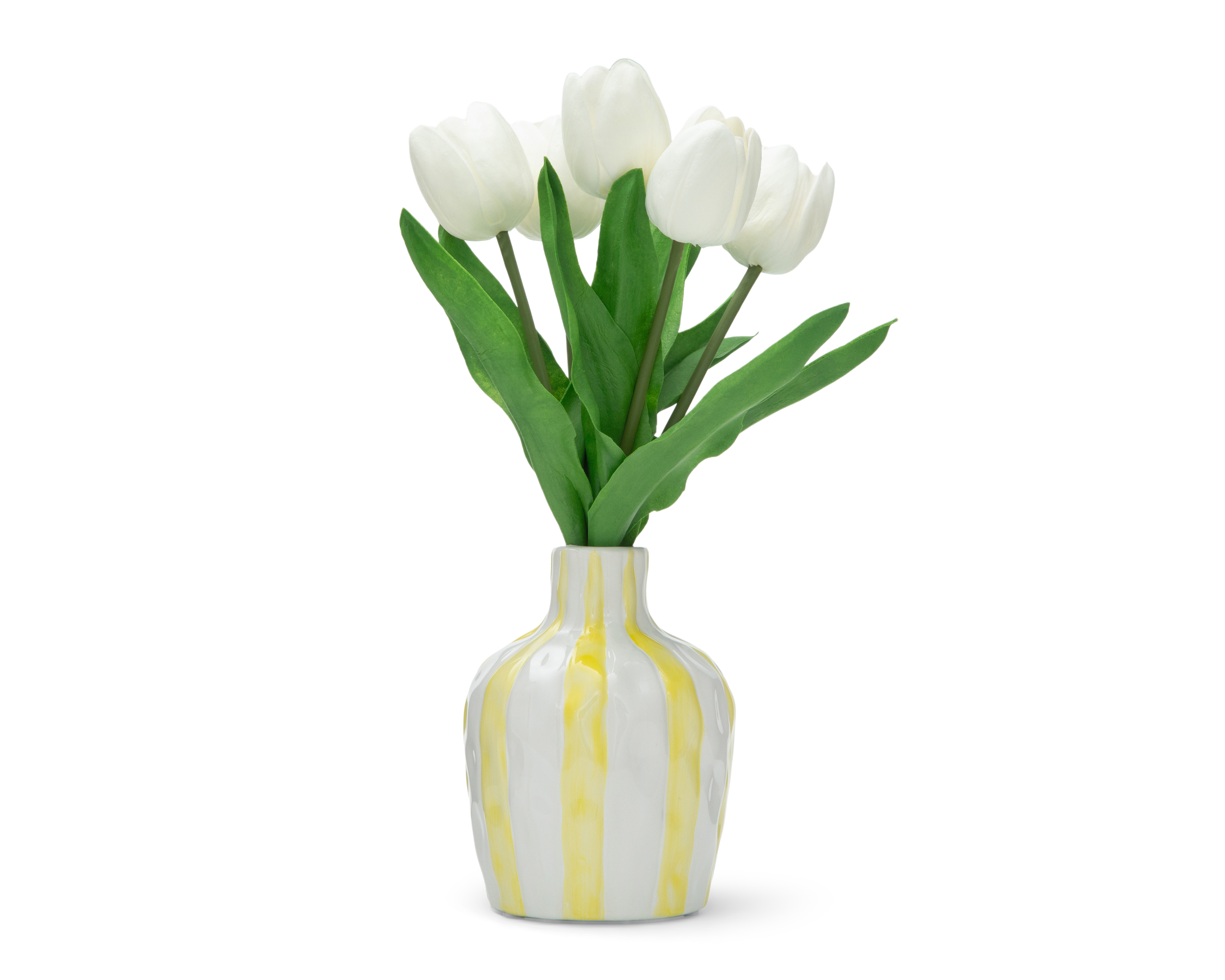 Foto 2 pulgar | Foto 1 | Tulipán Artificial con Florero Starhaus 37 cm