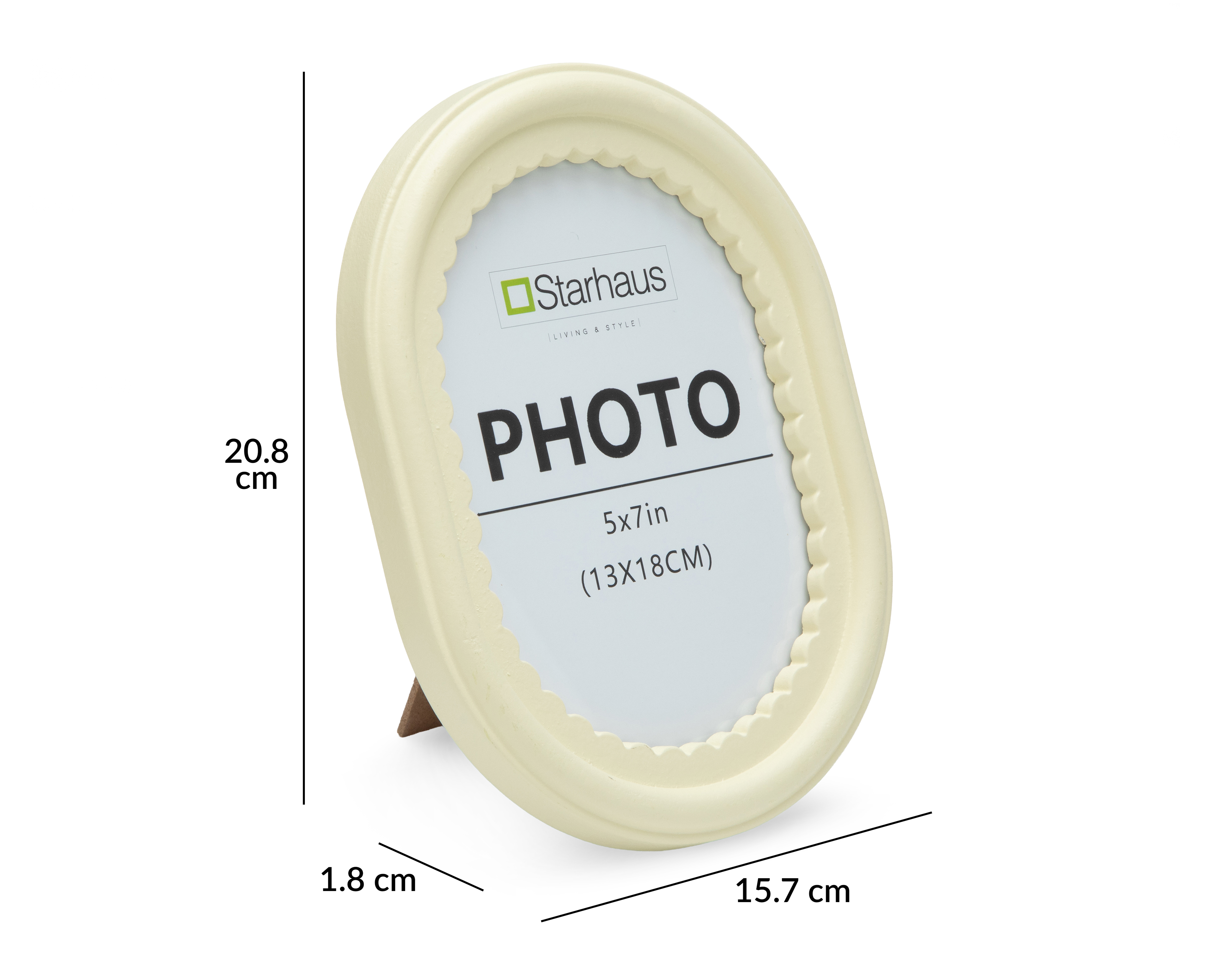 Foto 6 pulgar | Foto 5 | Portarretrato de Madera Starhaus 5 x 7 Pulgadas