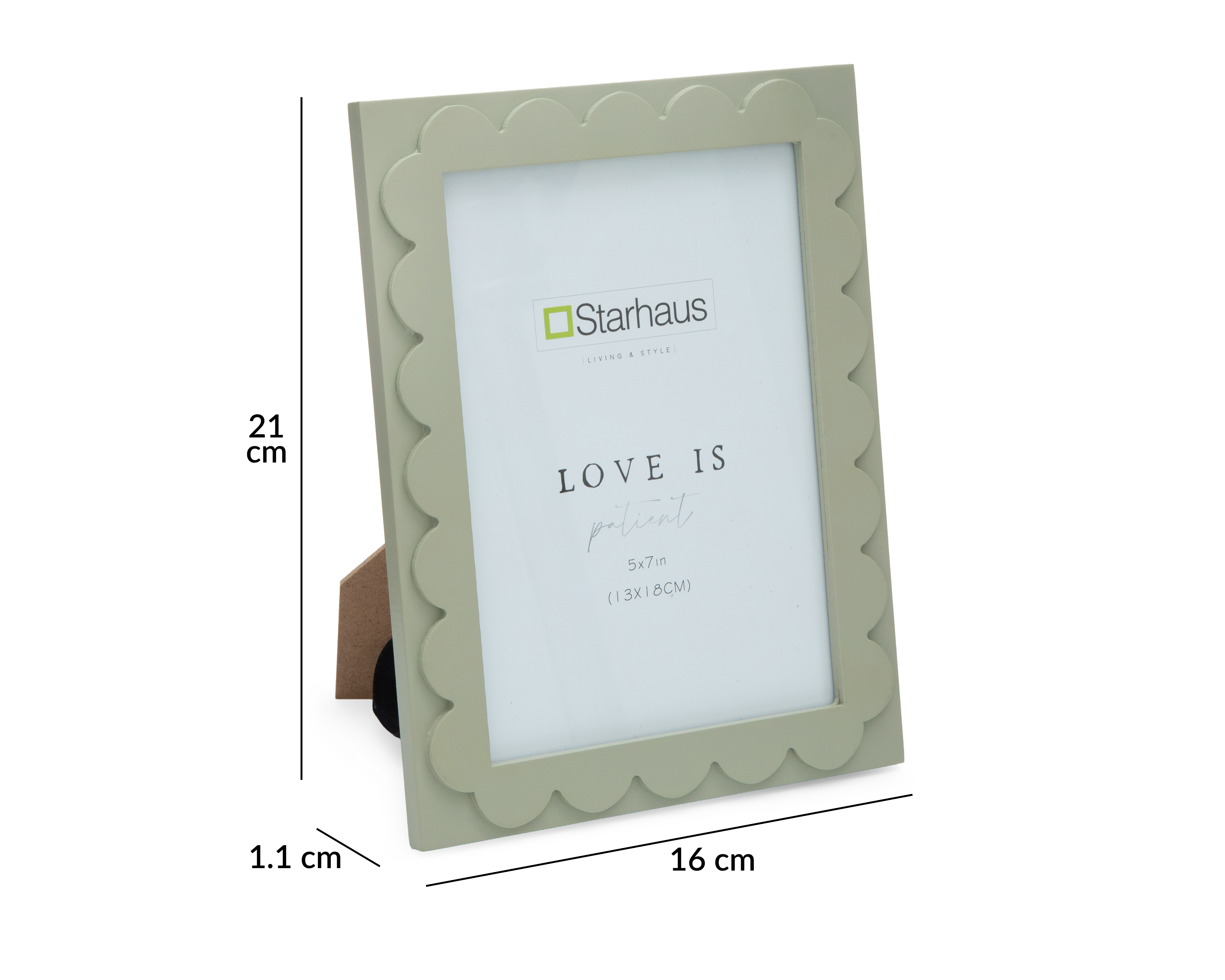 Foto 5 | Foto 5 | Portarretrato de Madera Starhaus 5 x 7 Pulgadas