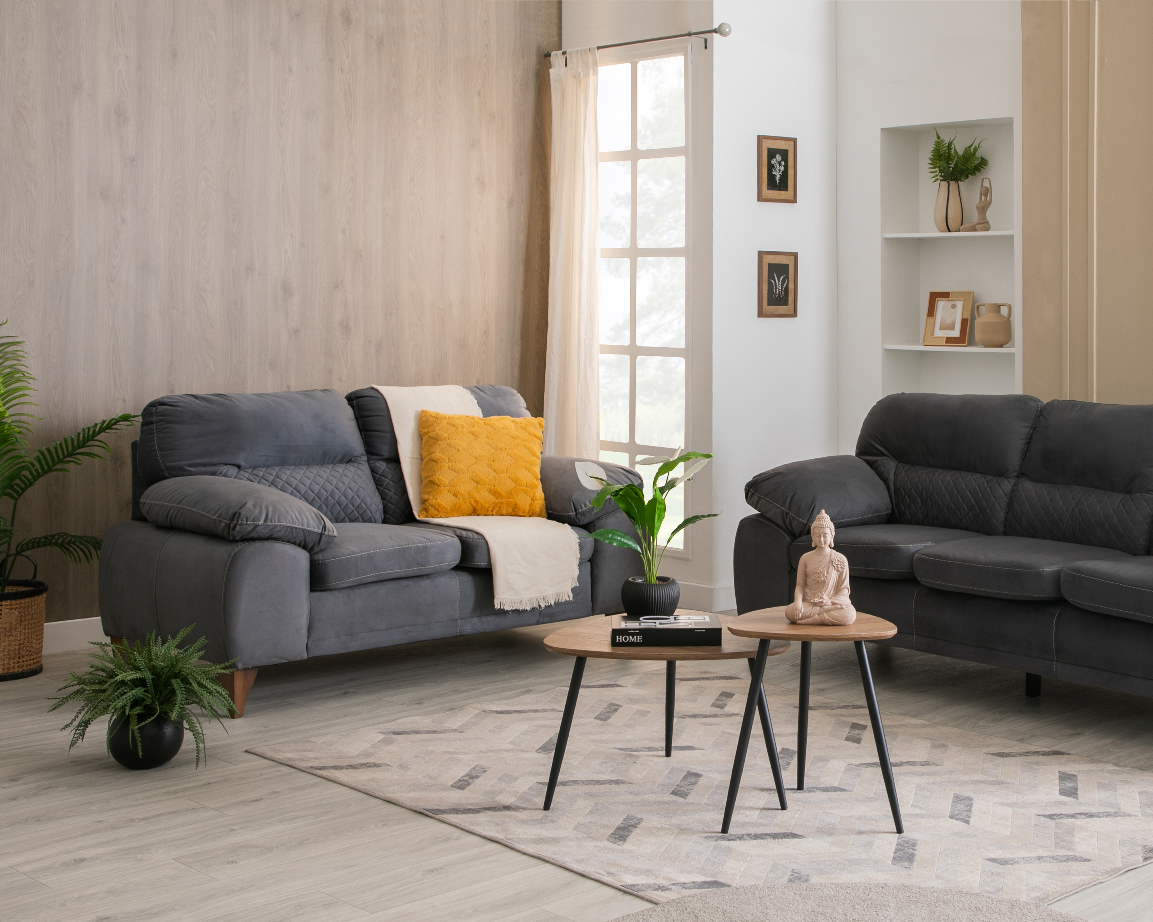 Foto 8 pulgar | Foto 7 | Loveseat Urban Contemporáneo