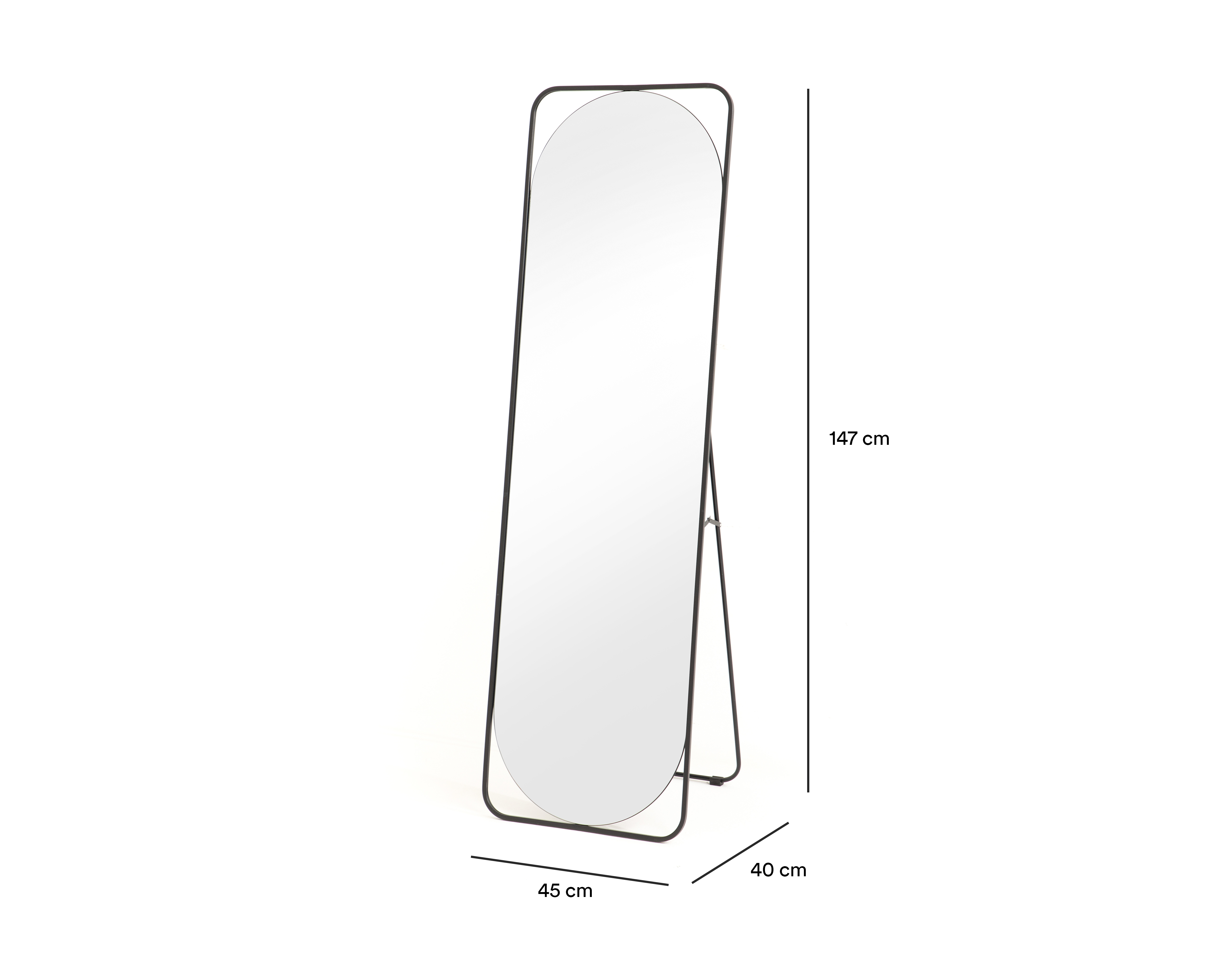 Foto 5 | Foto 5 | Espejo de Piso Rectangular Aquarin 45 x 147 cm