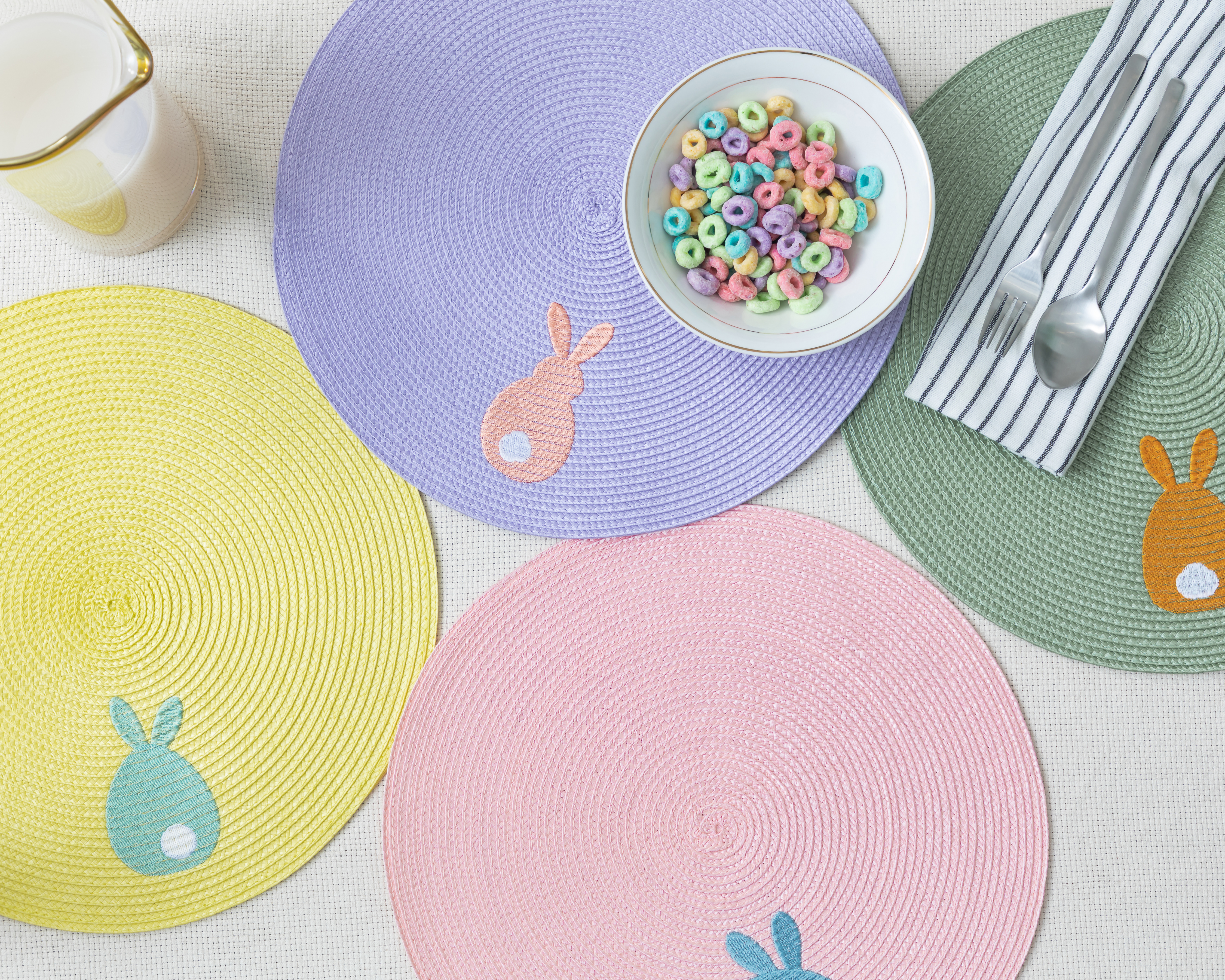 Mantel Individual Multicolor Starhaus Hamburgo 4 Piezas