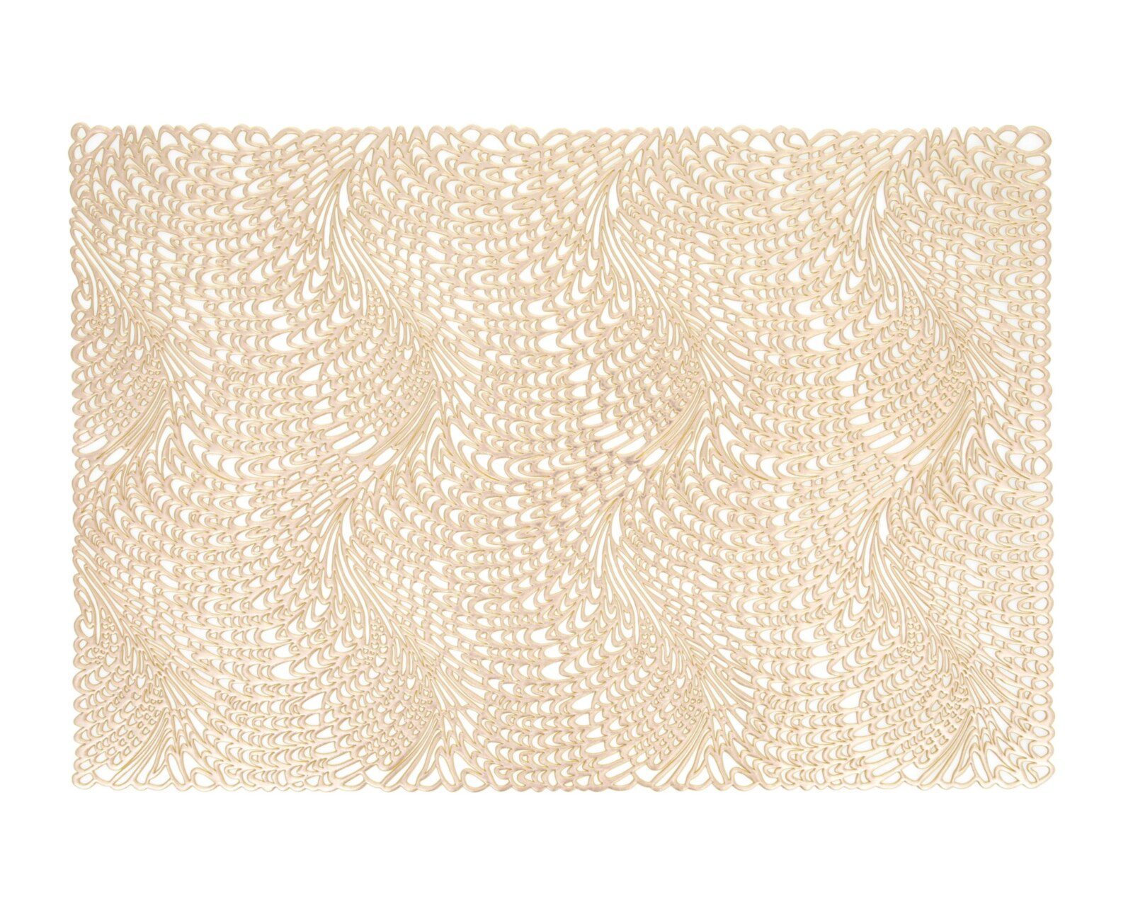 Foto 2 | Foto 2 | Mantel Individual Starhaus de PVC Dorado 45 x 30 cm 4 Piezas