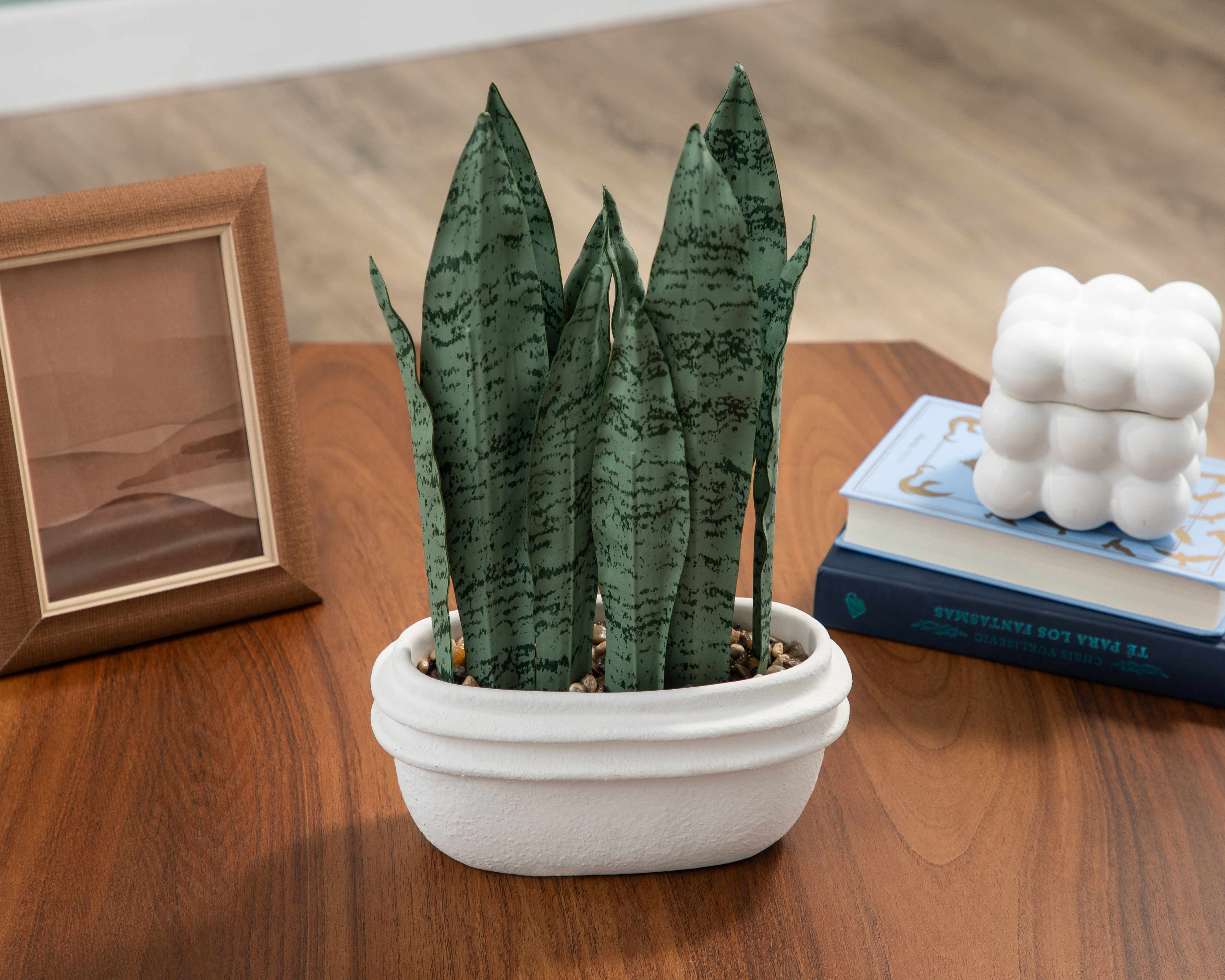 Foto 5 pulgar | Foto 4 | Sansevieria Artificial con Maceta Starhaus 38 cm