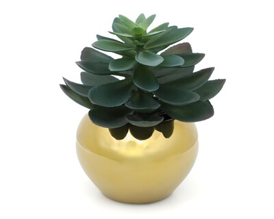 Foto 2 | Foto 2 | Crassula Artificial con Maceta Starhaus 9.5 cm