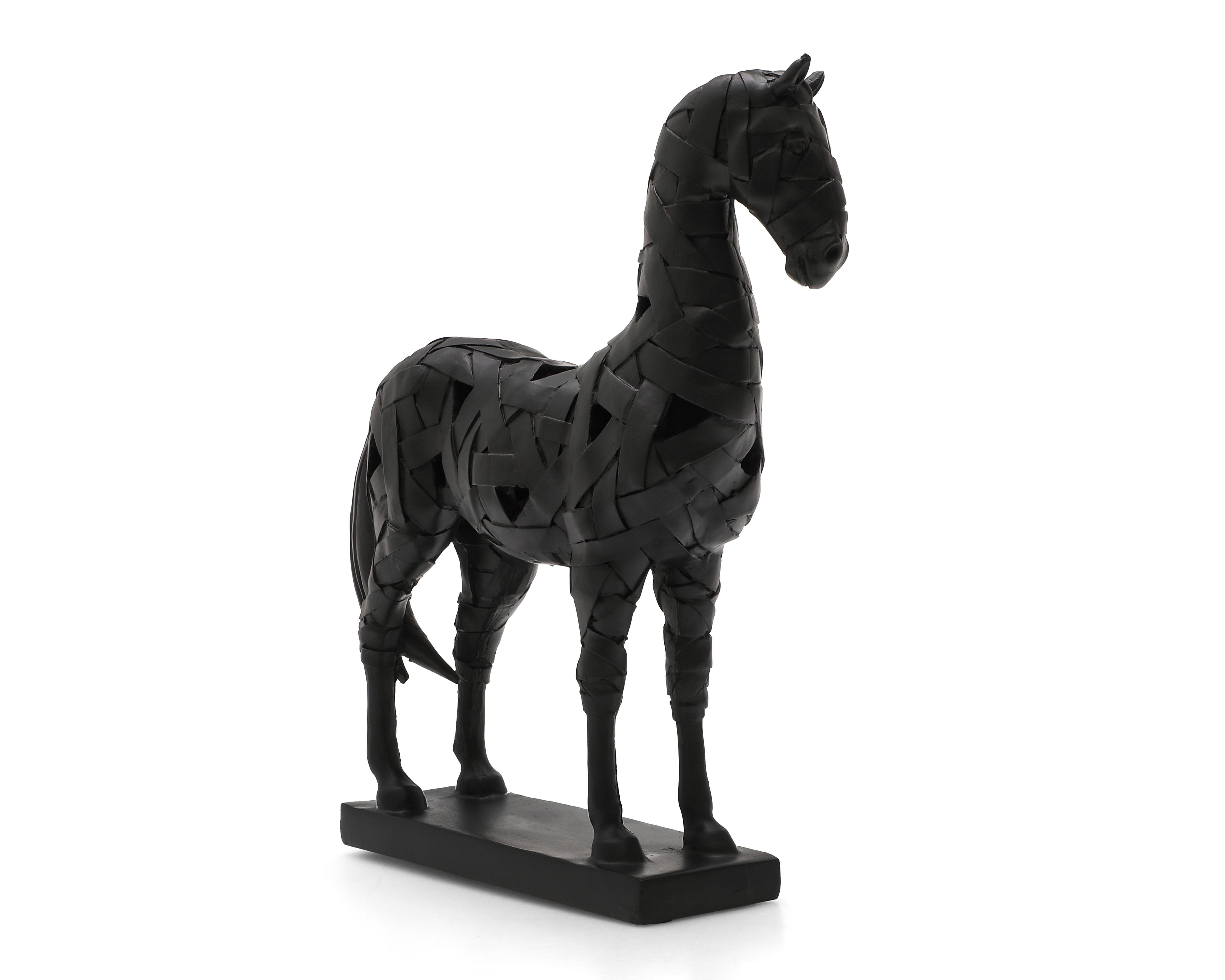 Foto 1 | Foto 1 | Escultura de Caballo Khan de Resina