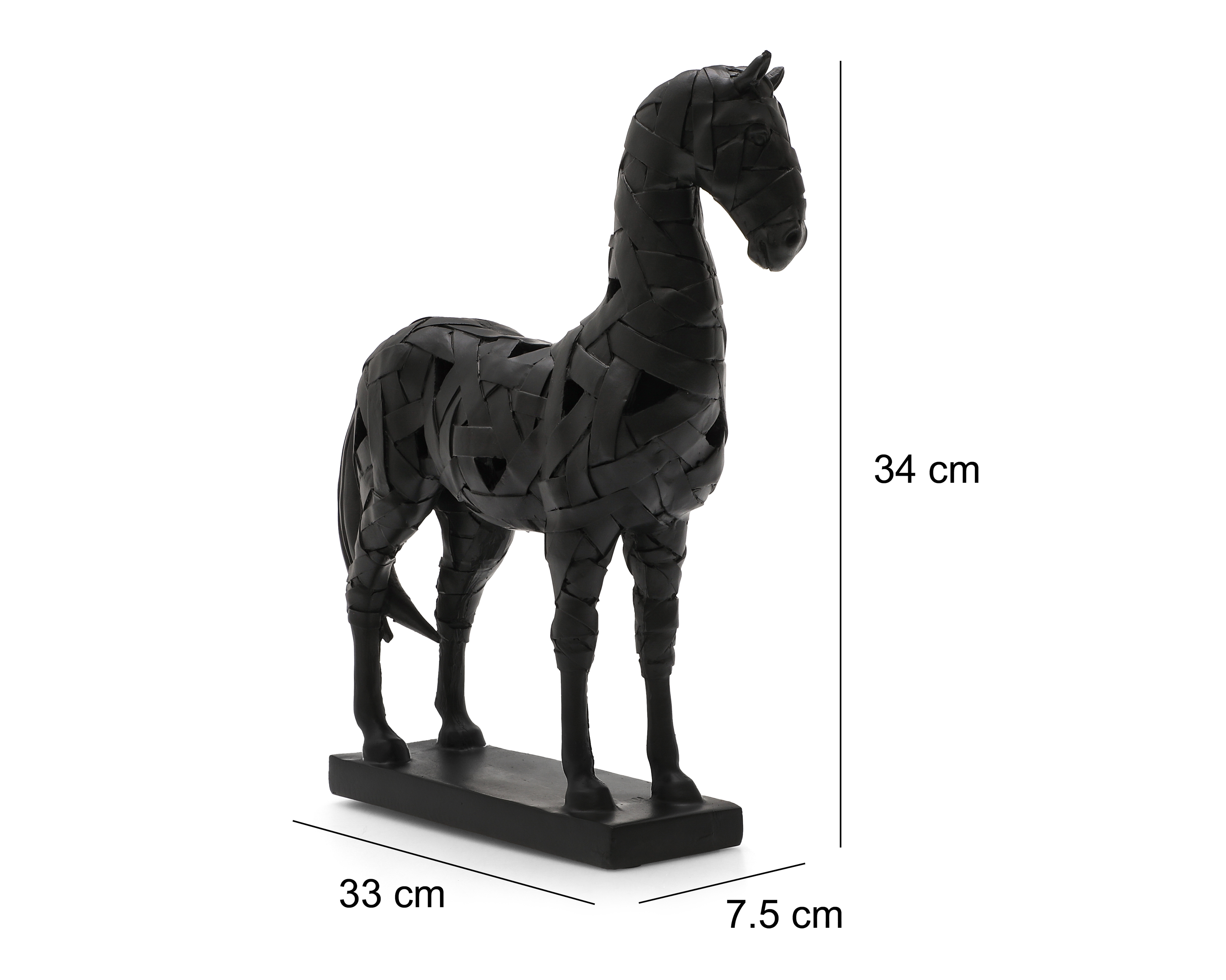 Foto 6 | Foto 6 | Escultura de Caballo Khan de Resina