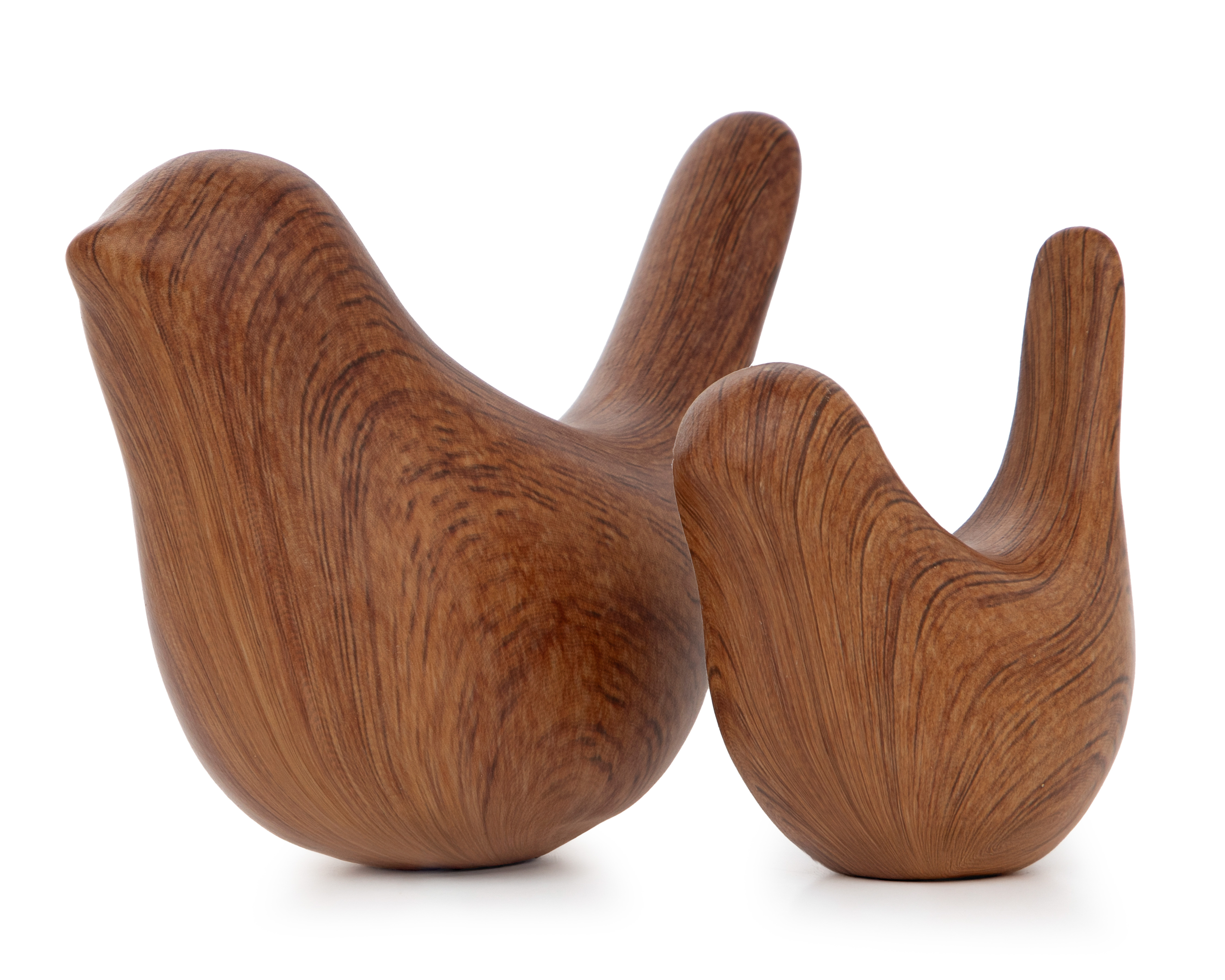 Foto 1 | Foto 1 | Escultura de Pájaro Leia de Cerámica 2 Piezas