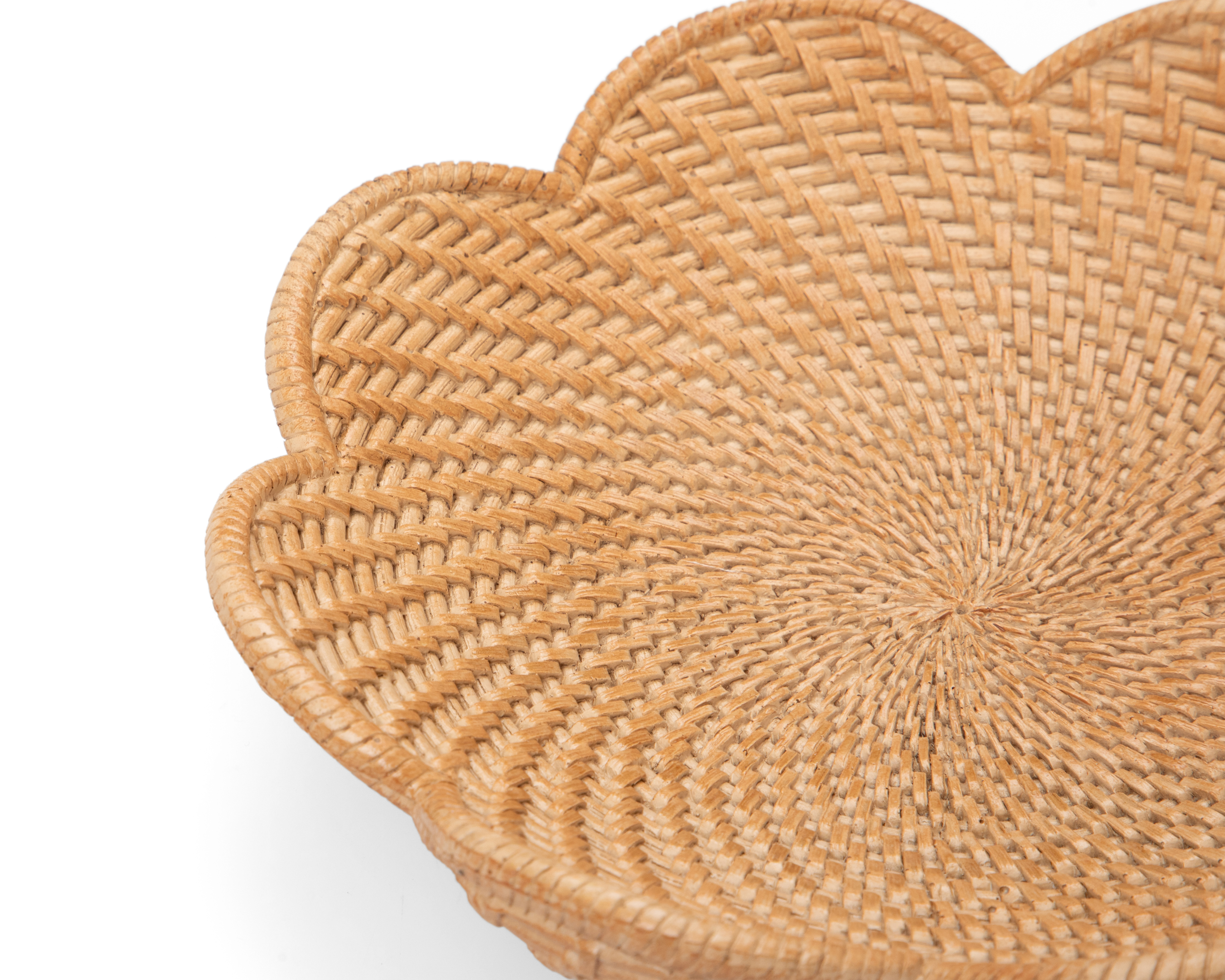 Foto 4 pulgar | Foto 3 | Platón Decorativo de Flor Tiffan de Poliresina