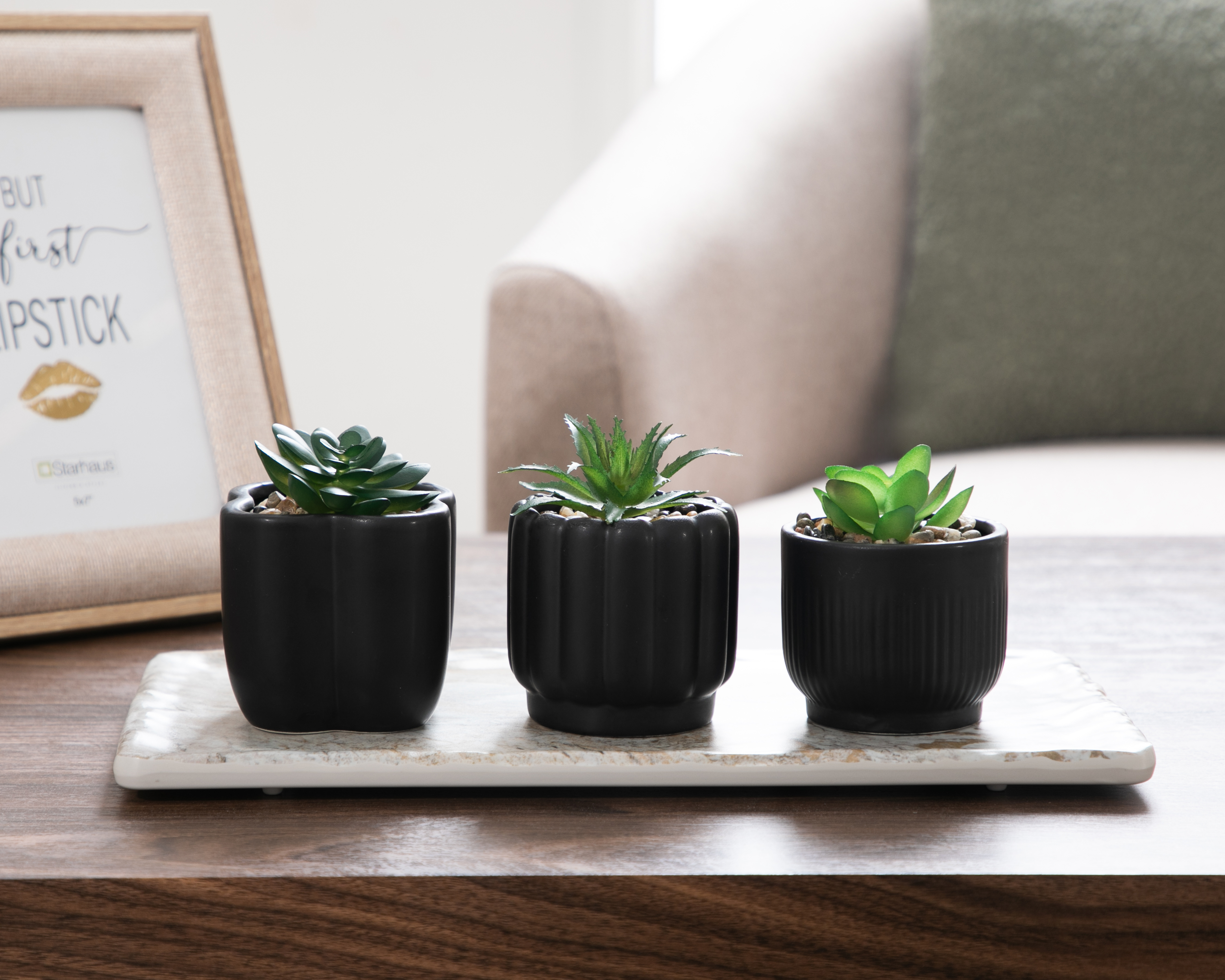 Foto 4 | Foto 4 | Suculenta Artificial con Maceta Starhaus 9.5 cm