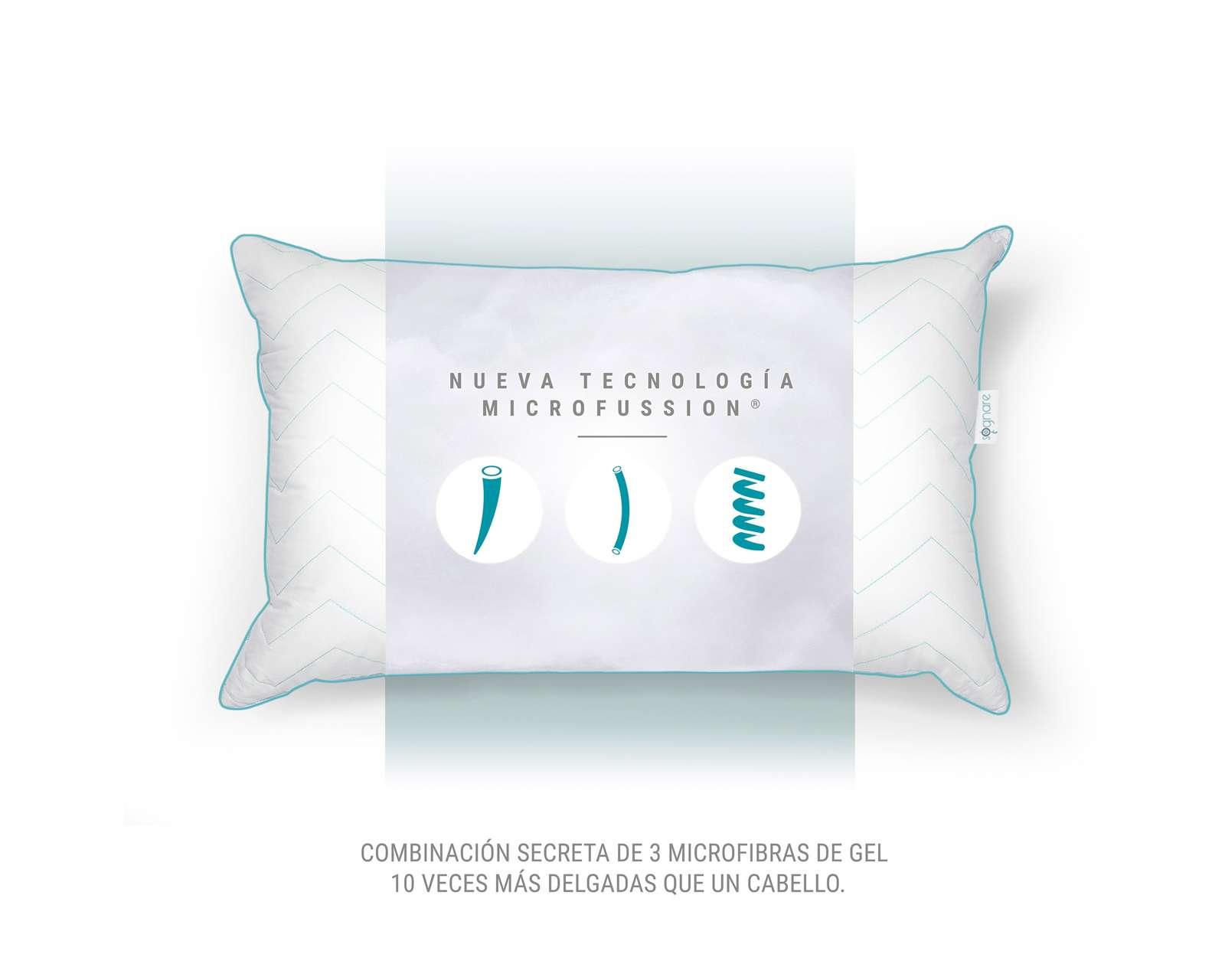 Foto 3 pulgar | Foto 2 | Almohada Sognare Fussion King Size Firme