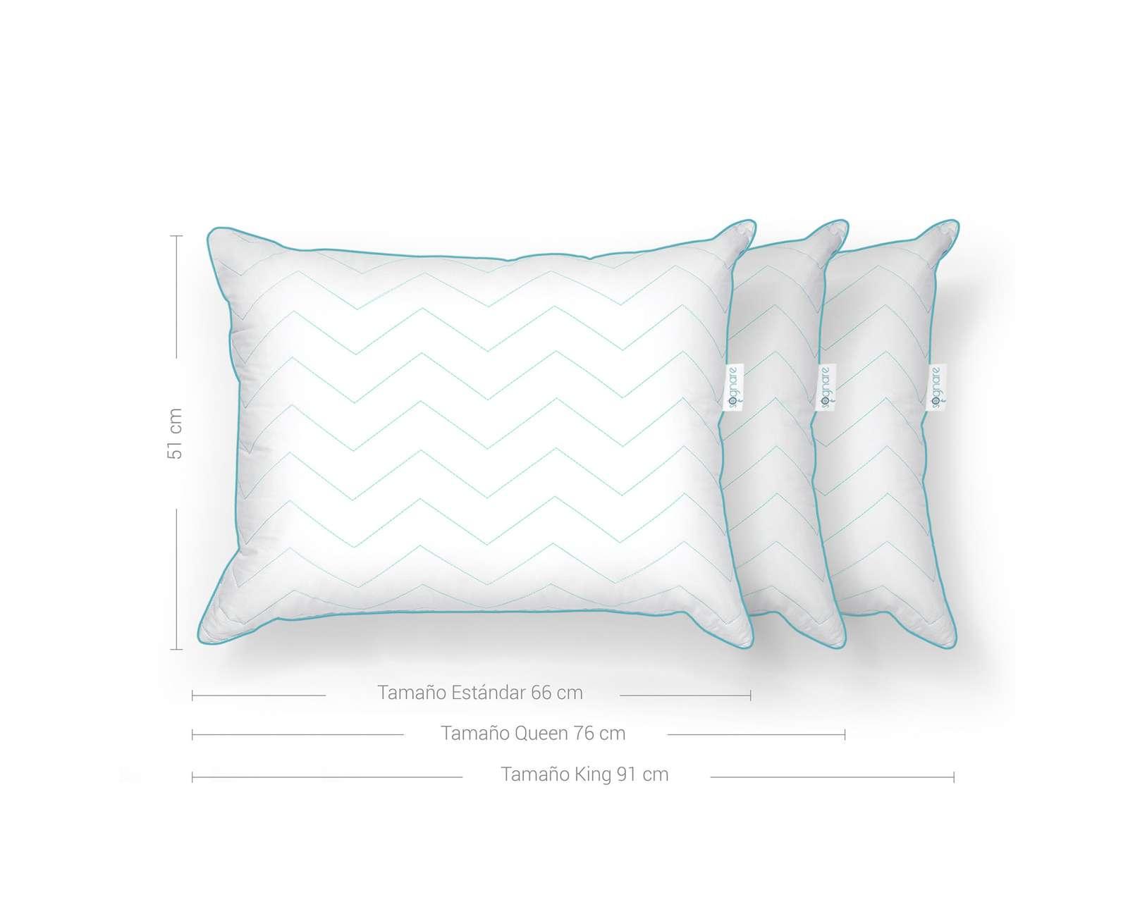 Foto 6 pulgar | Foto 5 | Almohada Sognare Fussion King Size Firme