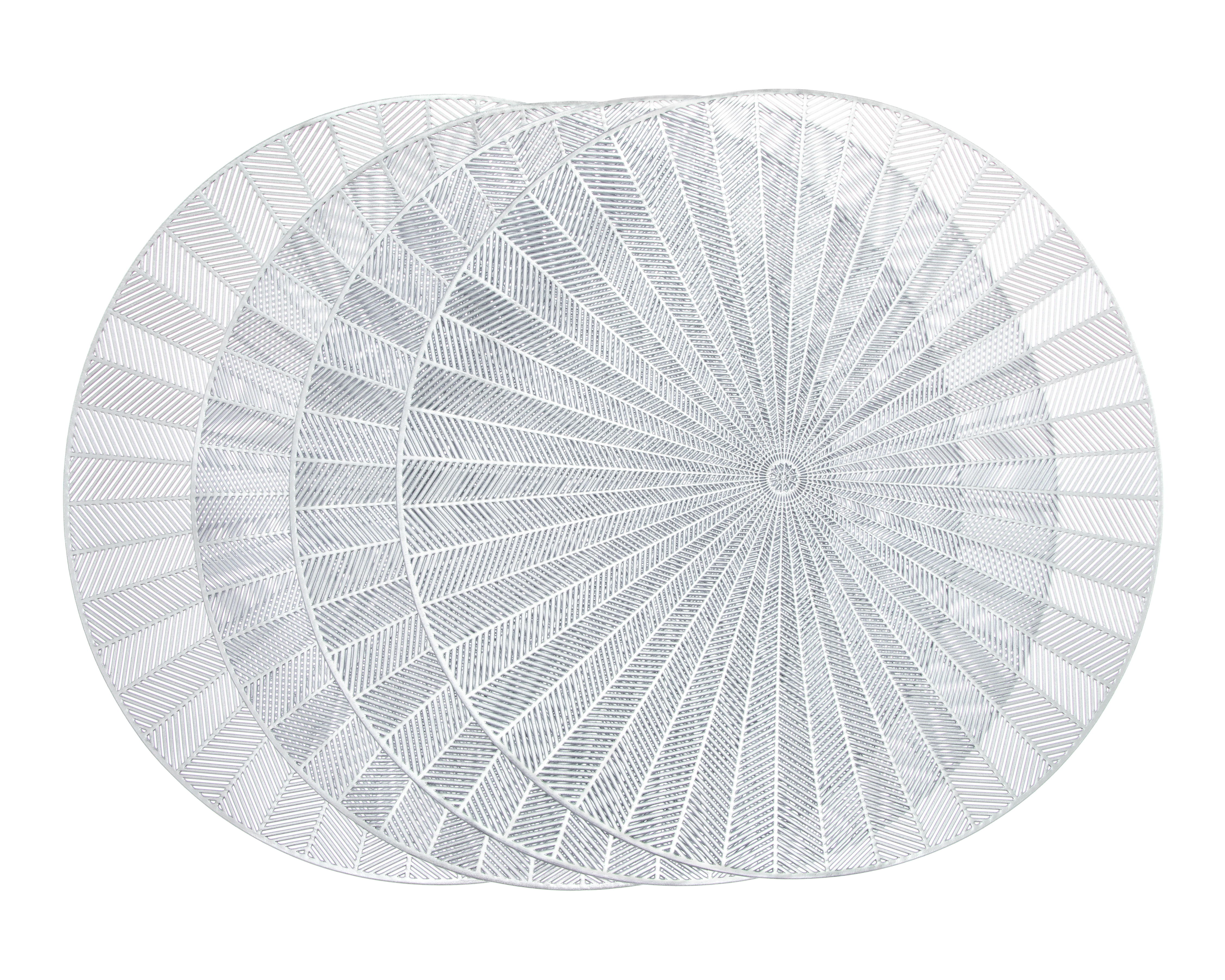 Foto 2 | Foto 2 | Mantel Individual Starhaus Plateado 4 Piezas