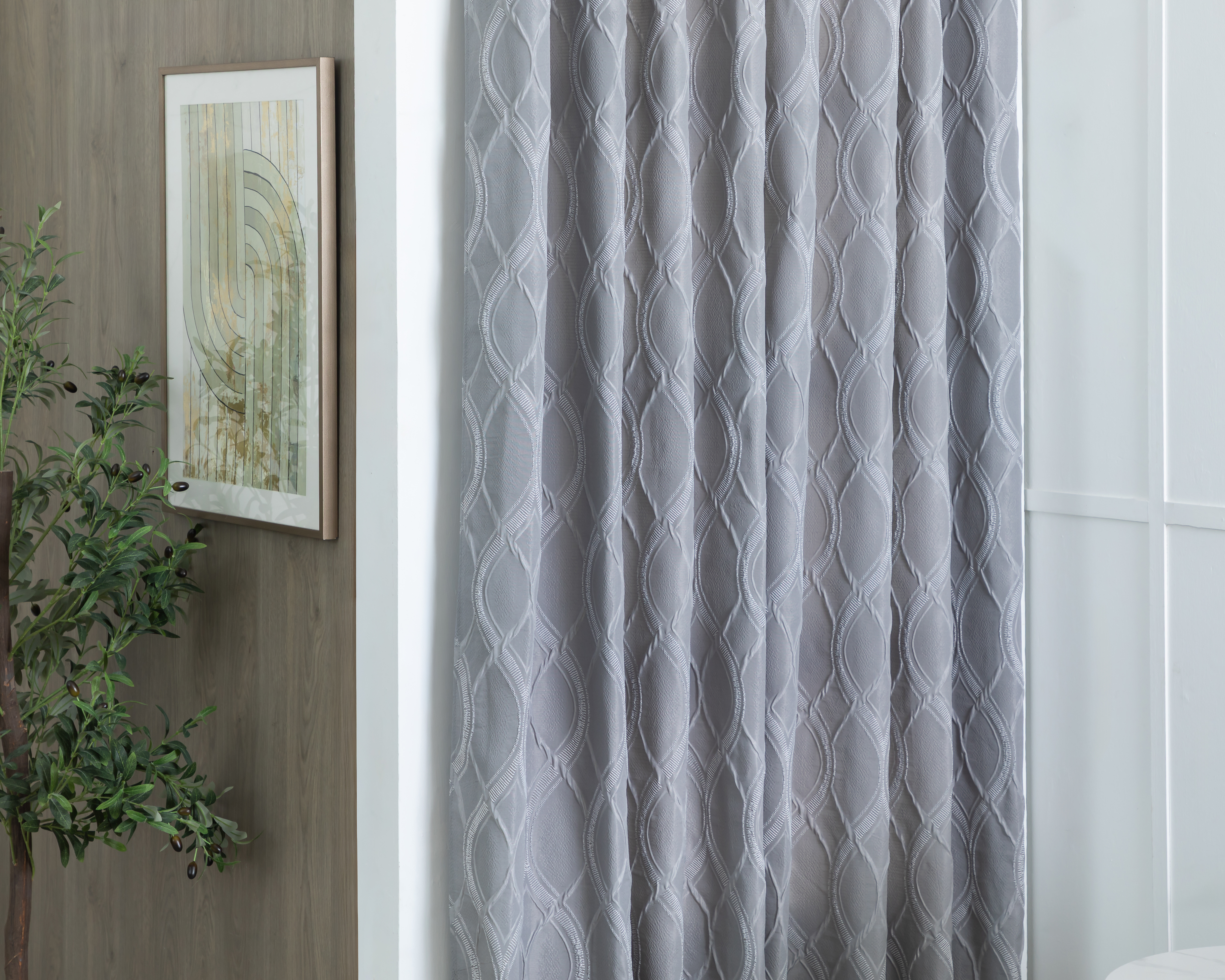 Foto 1 | Foto 1 | Cortina Naga 132 x 225 Gris