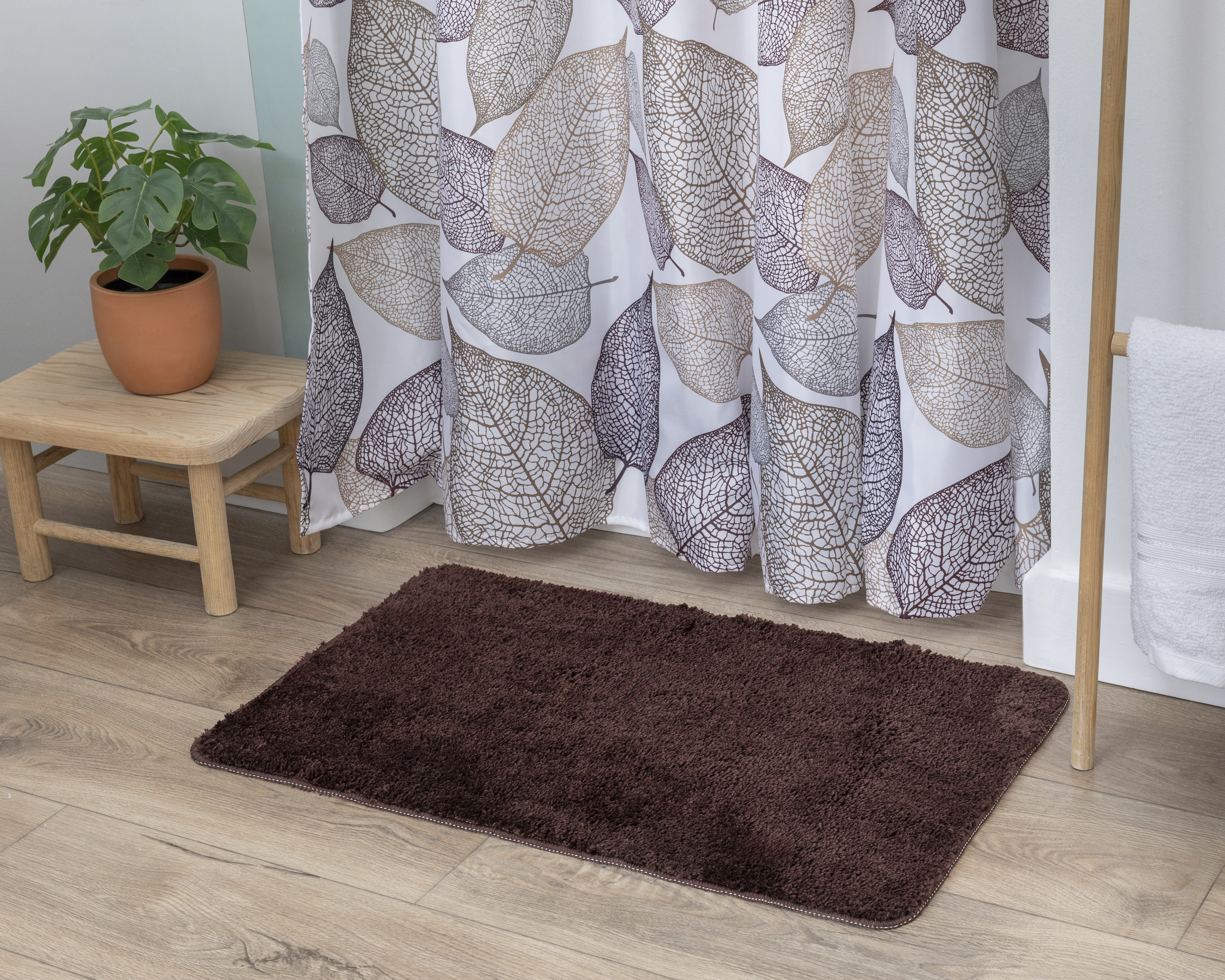 Foto 7 pulgar | Foto 6 | Cortina y Tapete para Baño Starhaus 2 Piezas