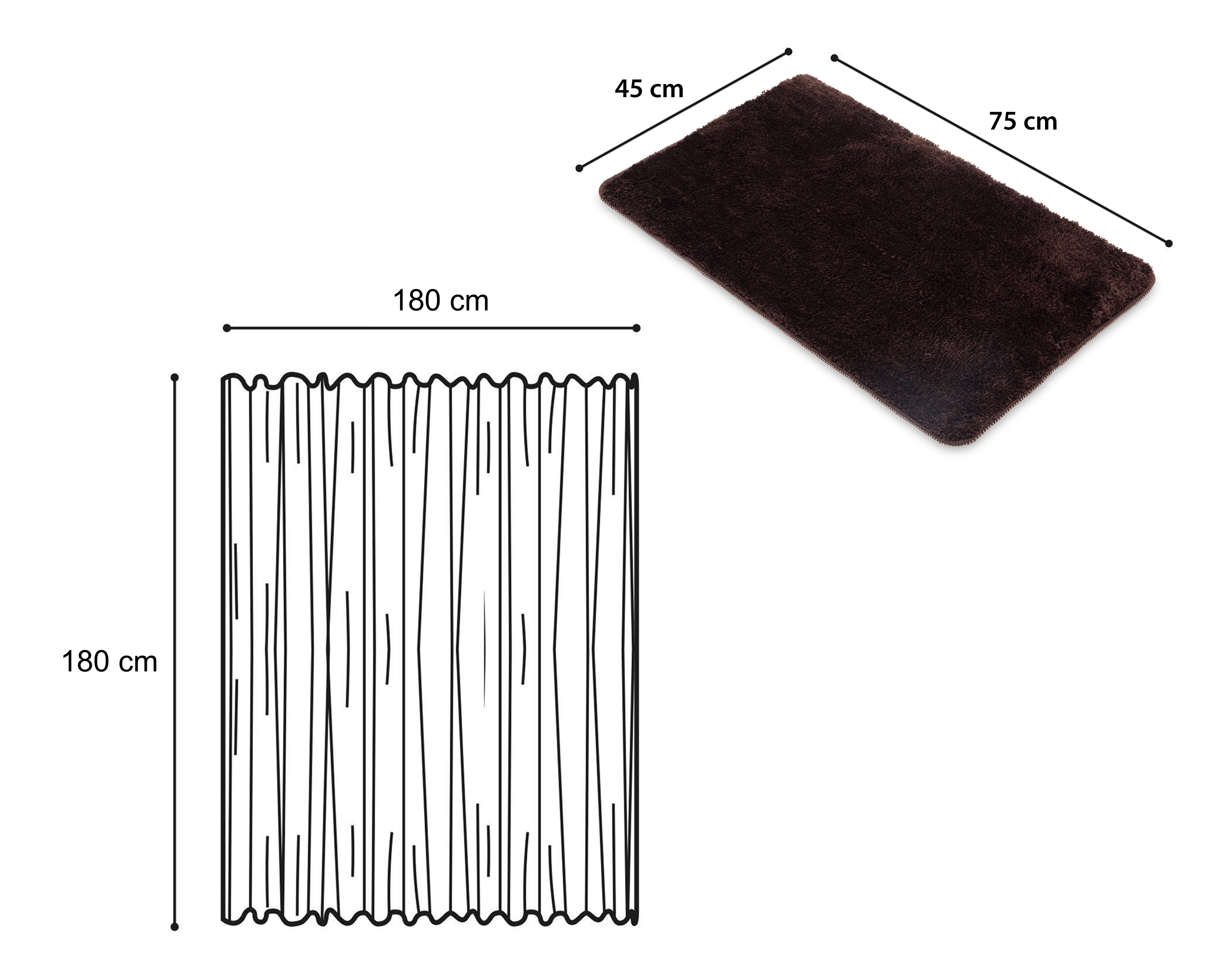Foto 8 pulgar | Foto 7 | Cortina y Tapete para Baño Starhaus 2 Piezas