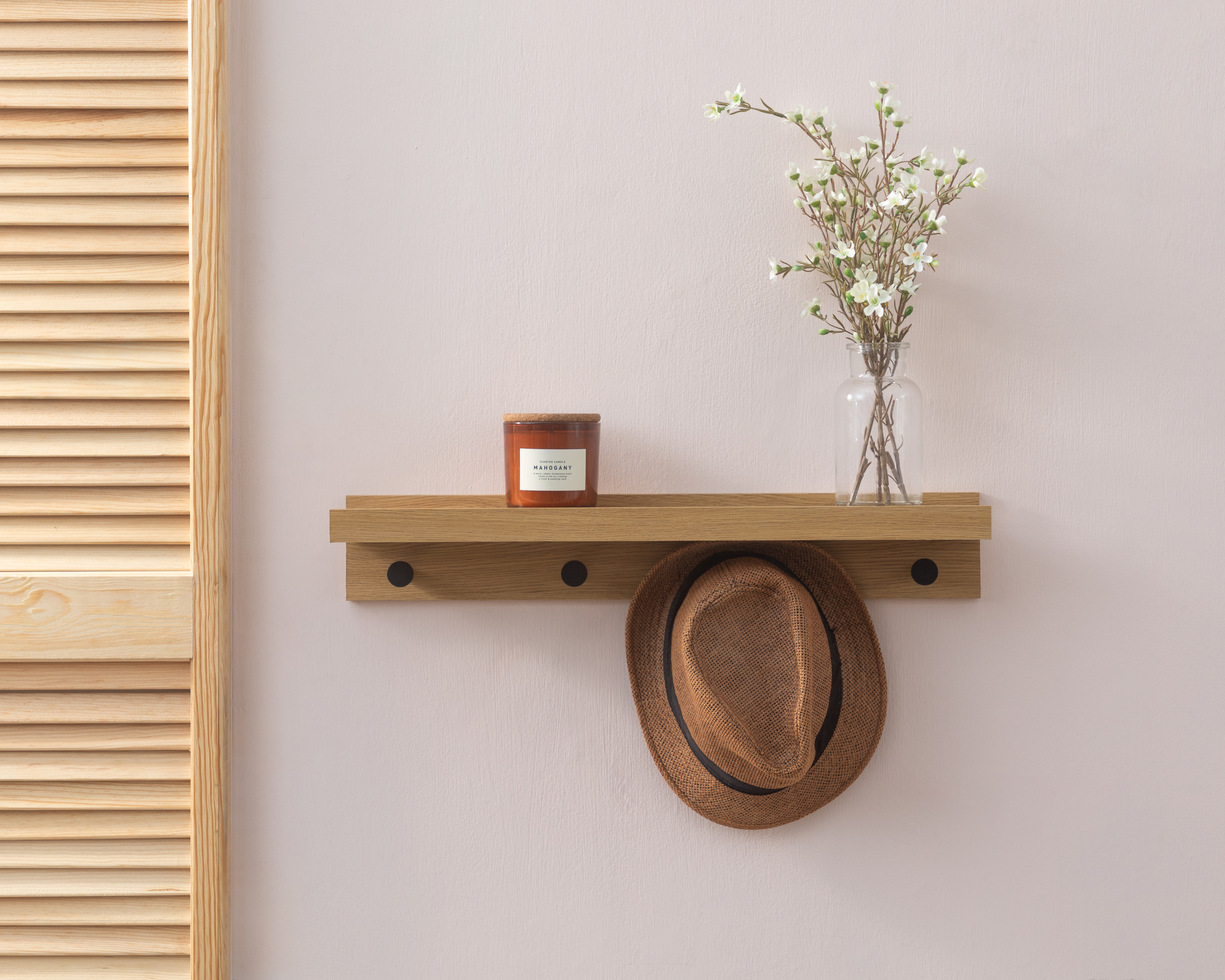 Foto 2 pulgar | Foto 1 | Repisa de Madera Starhaus 59 cm