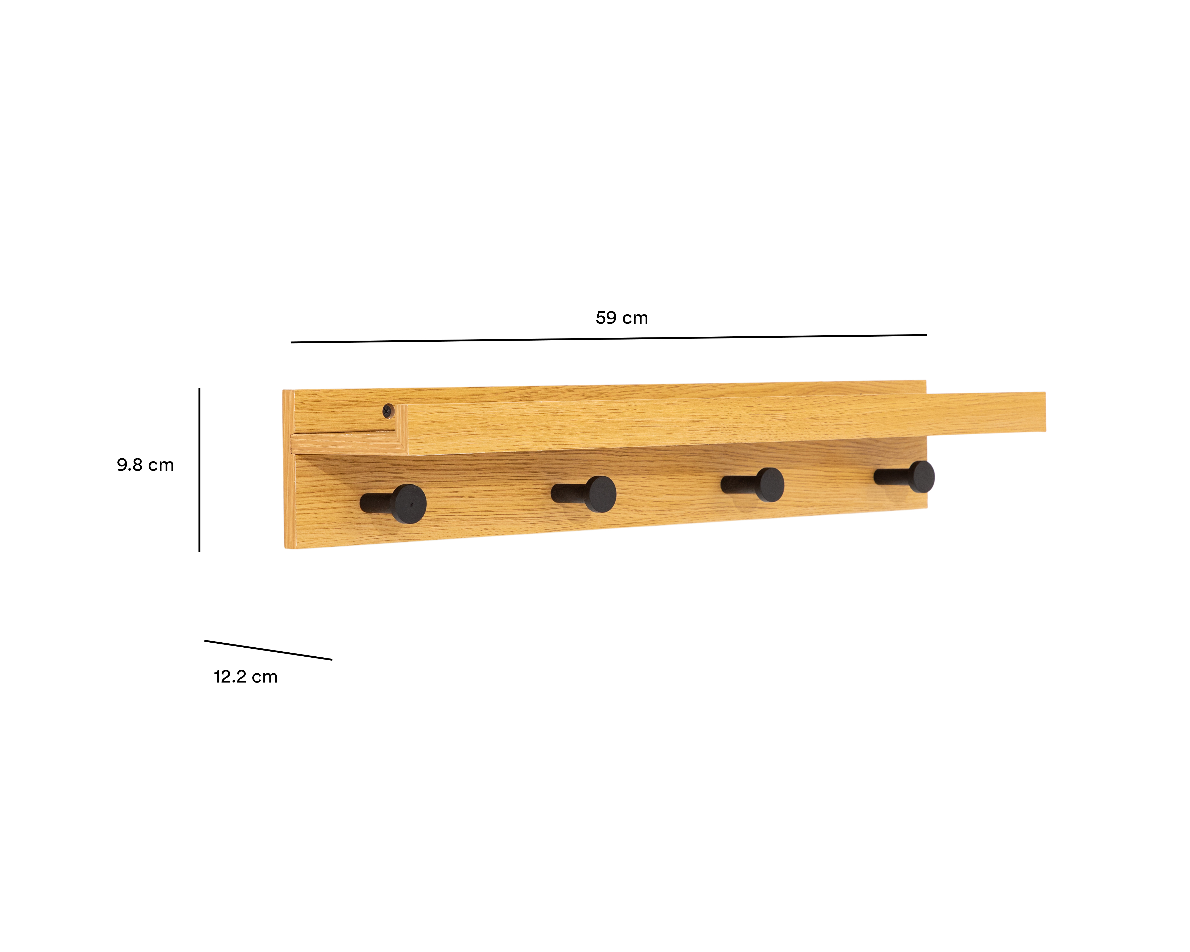 Foto 5 | Foto 5 | Repisa de Madera Starhaus 59 cm