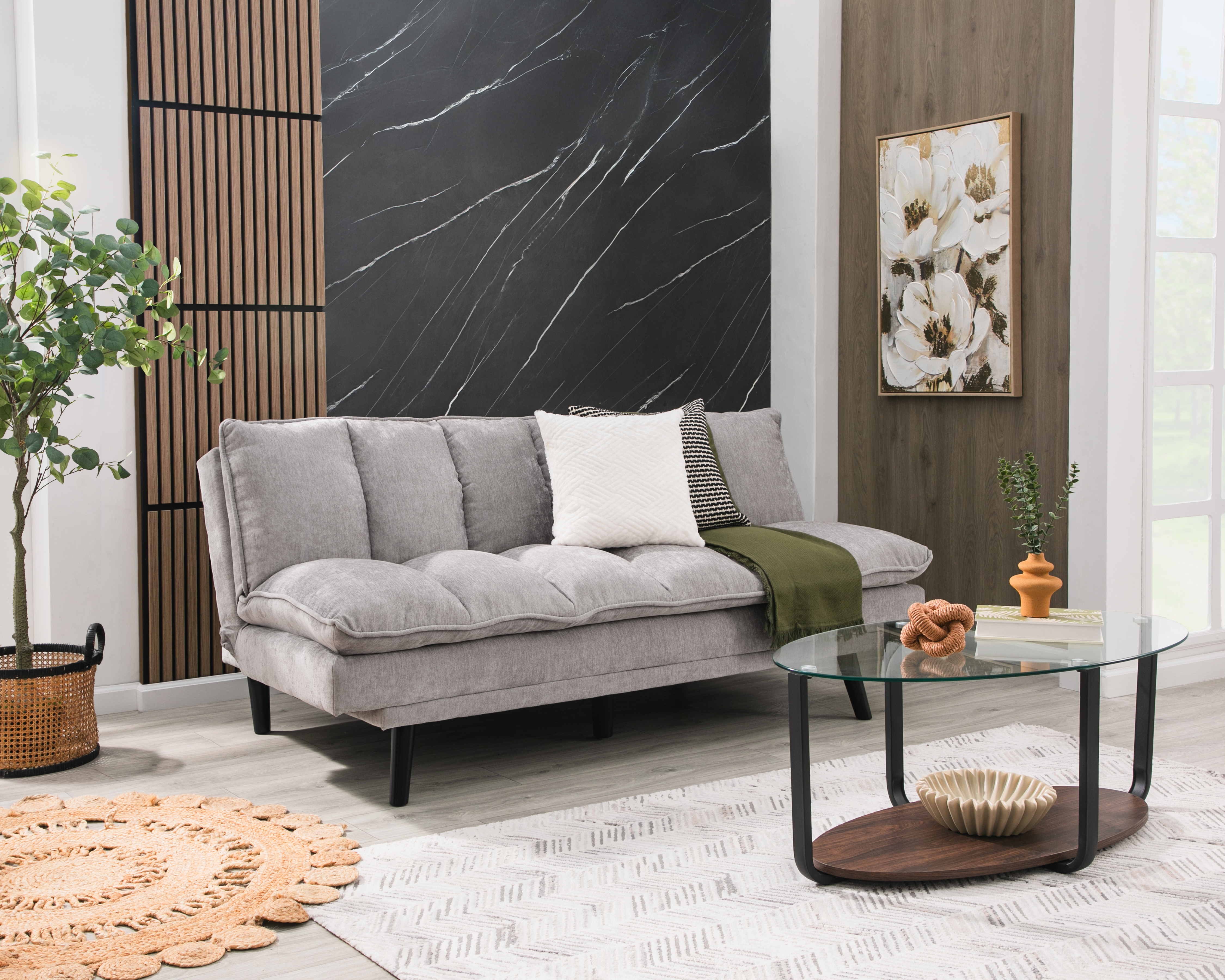 Foto 1 | Foto 1 | Sofá Cama Individual Gris Ikal Axel