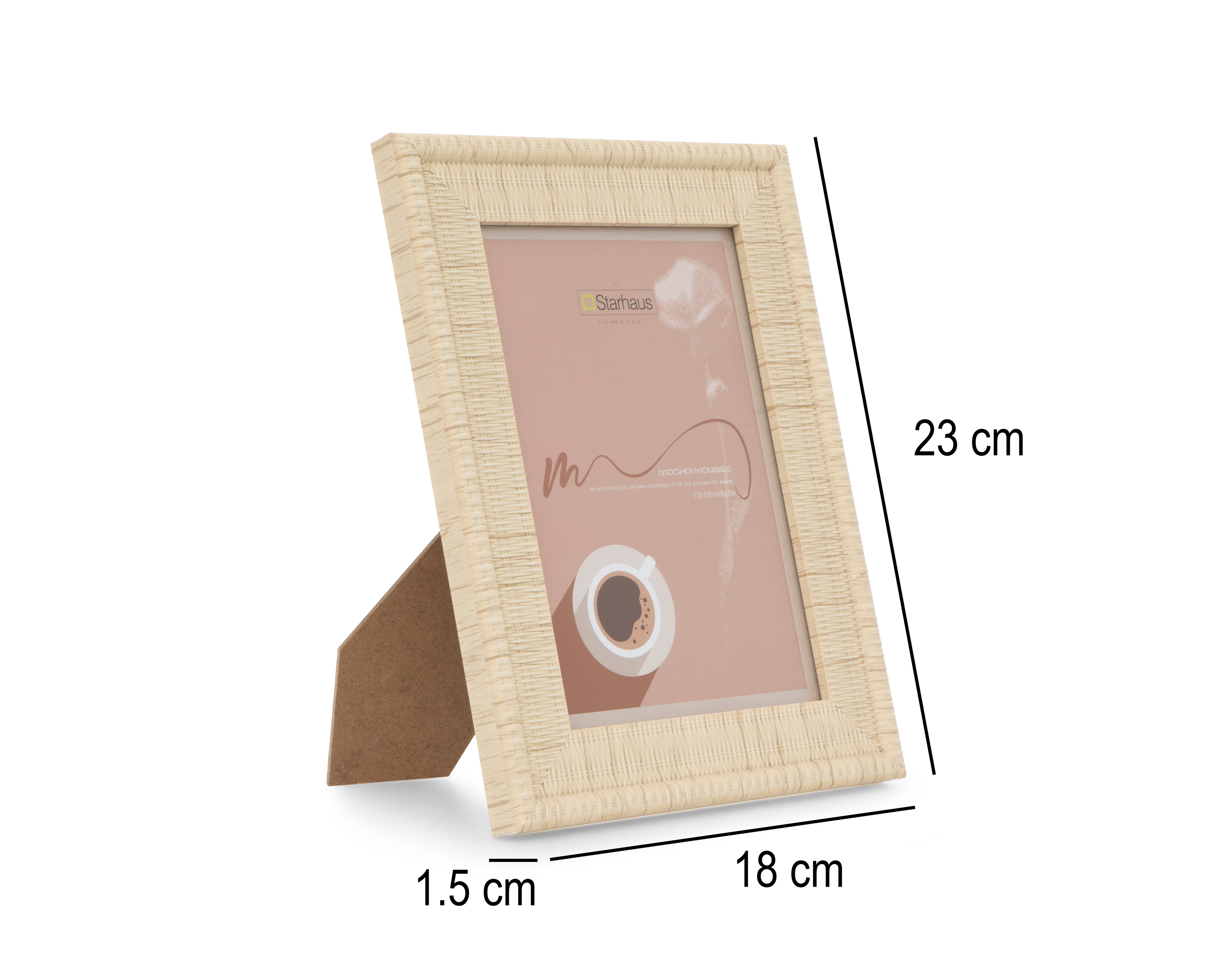 Foto 5 | Foto 5 | Portarretrato de Plástico Starhaus 5 x 7 Pulgadas