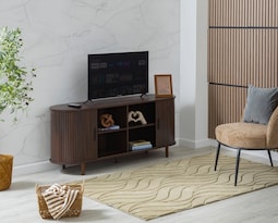 Mesa para TV 55 Pulgadas Café Ikal Roque