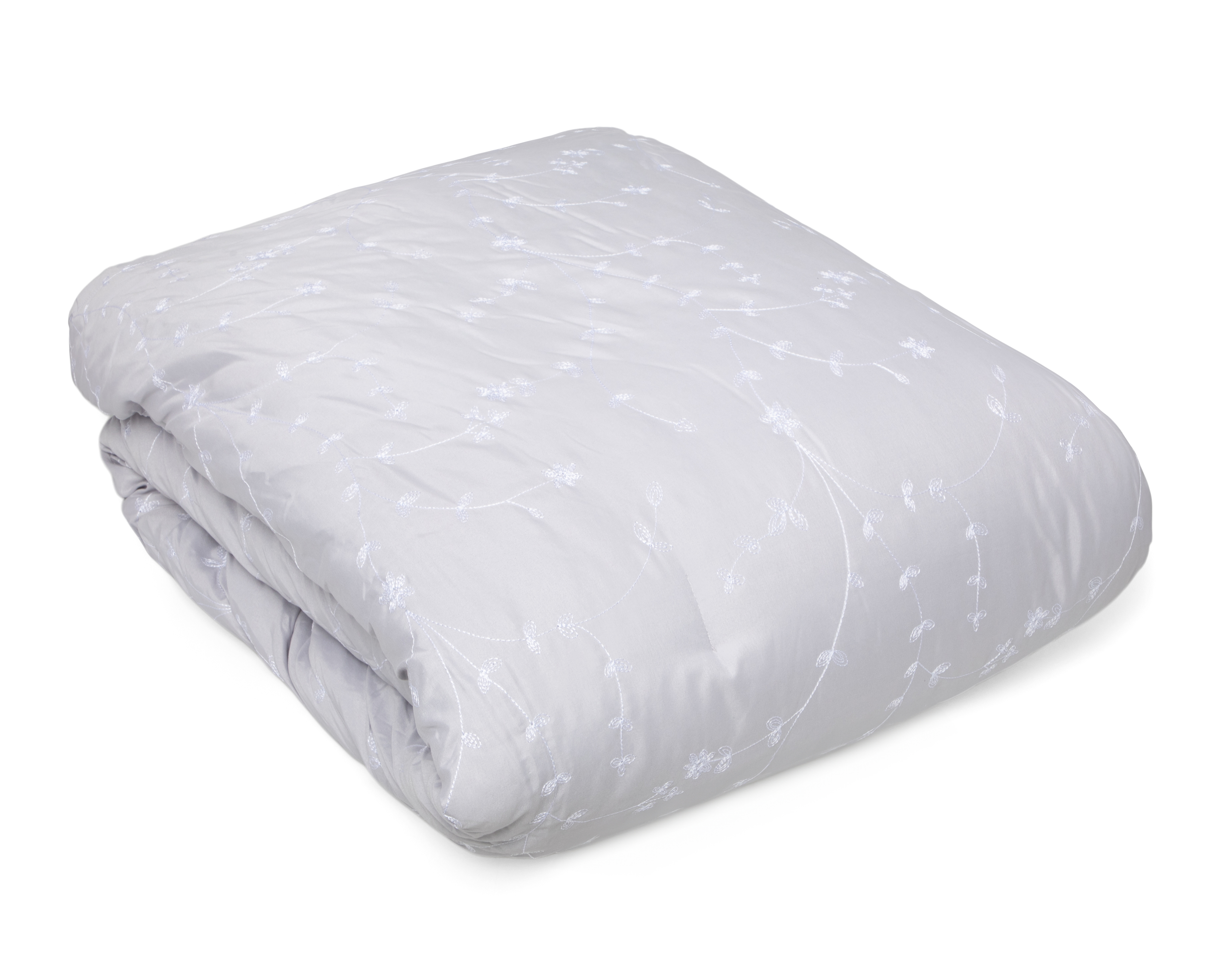 Foto 2 | Foto 2 | Edredón Matrimonial/Queen Size con Fundas para Almohada Starhaus Paola Mat Gris 3 Piezas