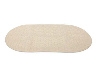 Foto 3 | Foto 3 | Cortina y Tapete de Baño Starhaus Beige 2 Piezas