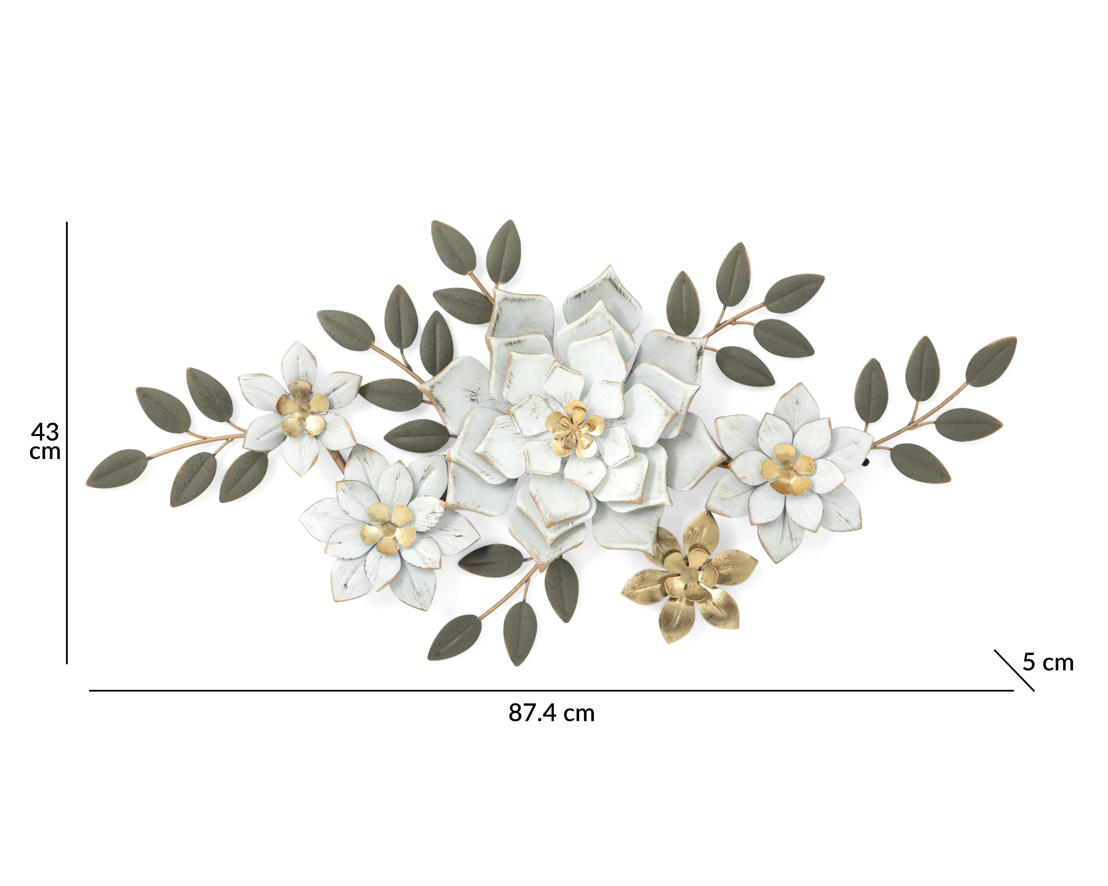 Foto 6 pulgar | Foto 5 | Escultura Decorativa Tavey de Metal