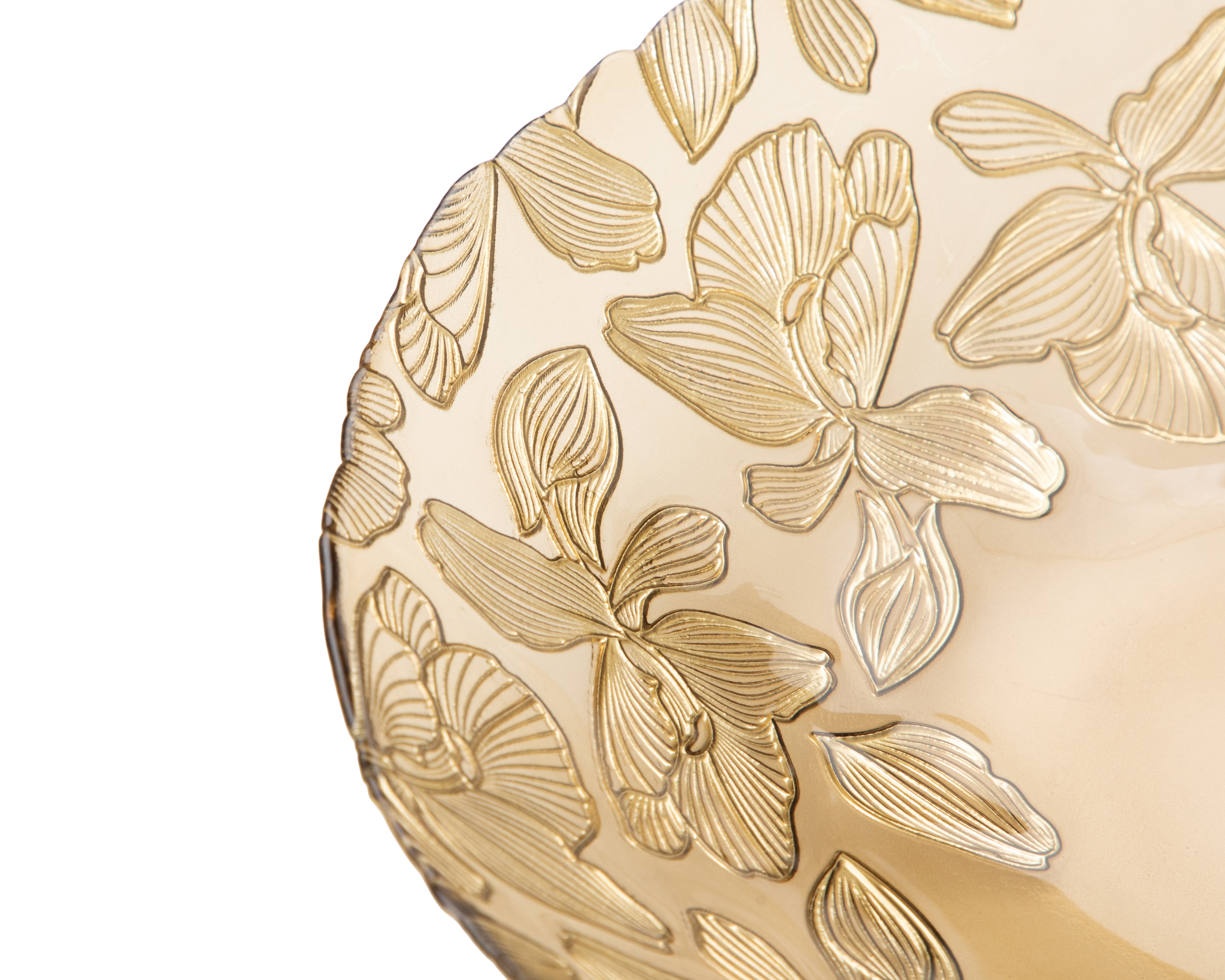 Foto 3 | Foto 3 | Platón Decorativo Redondo Traique de Vidrio