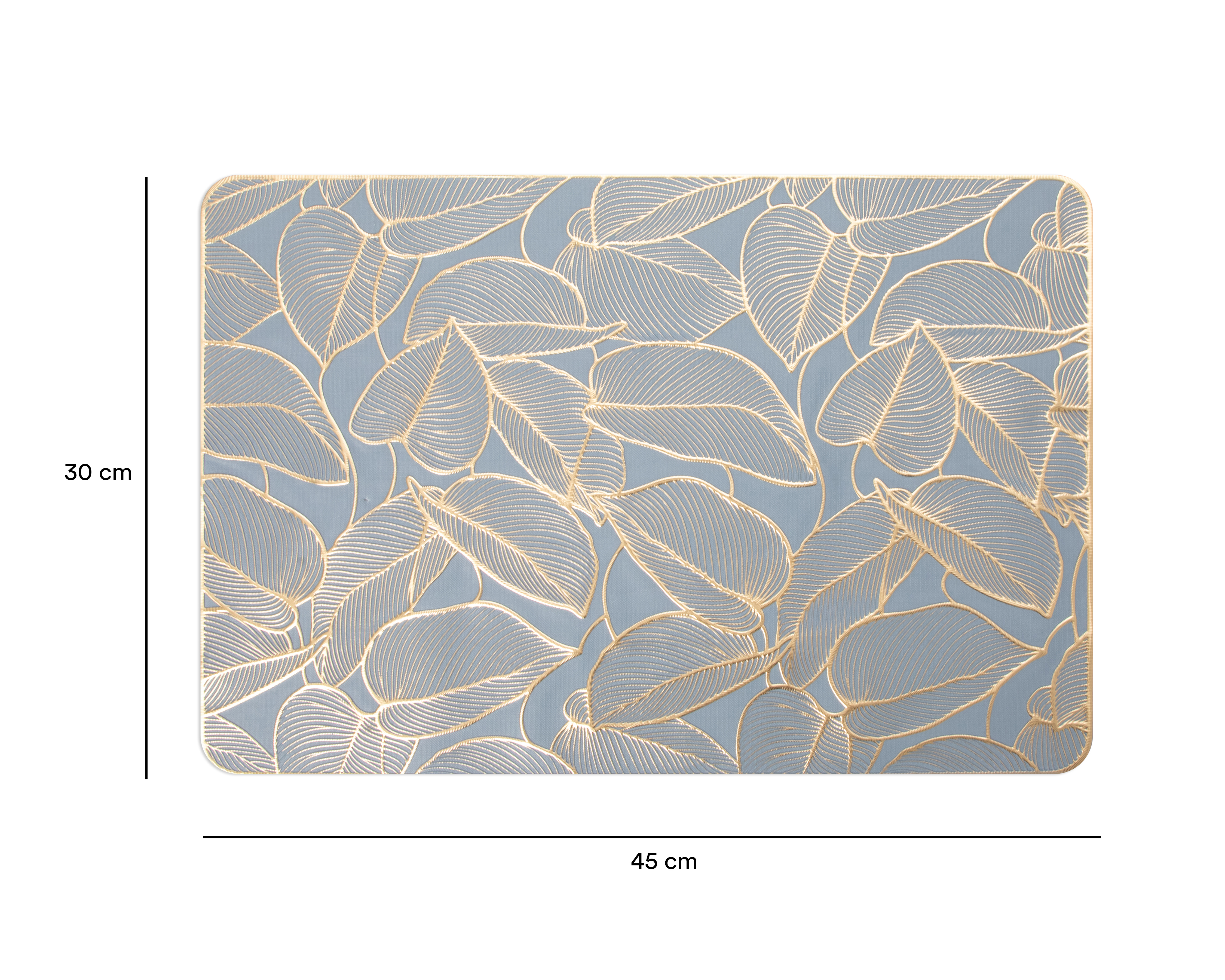 Foto 6 pulgar | Foto 5 | Mantel Individual Azul Starhaus Ambrose 4 Piezas