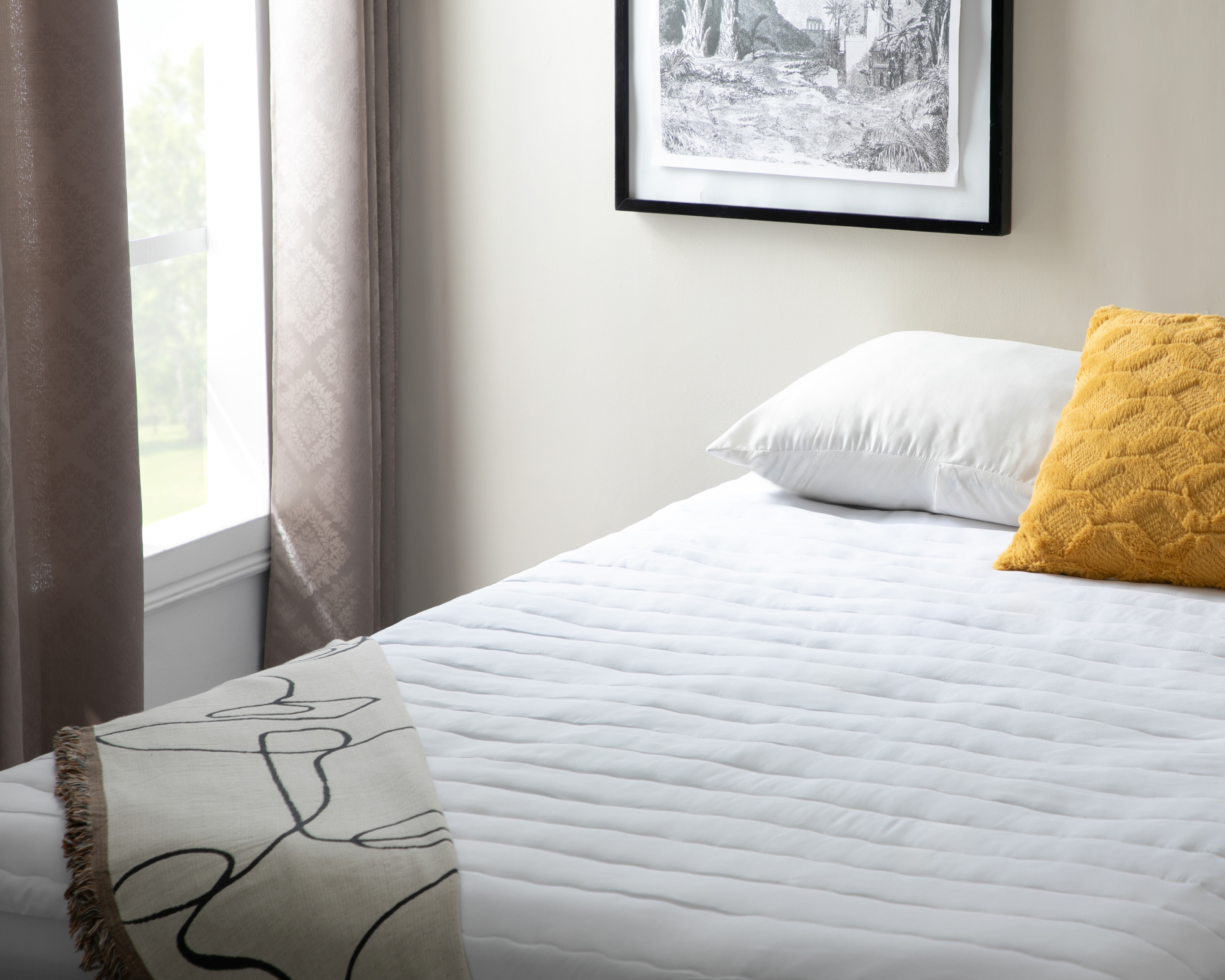 Cubrecolchón King Size Spring Air Microflor