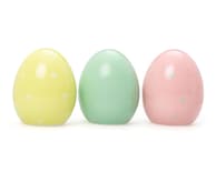 Escultura de Huevo de Pascua Megdn de Cerámica 3 Piezas