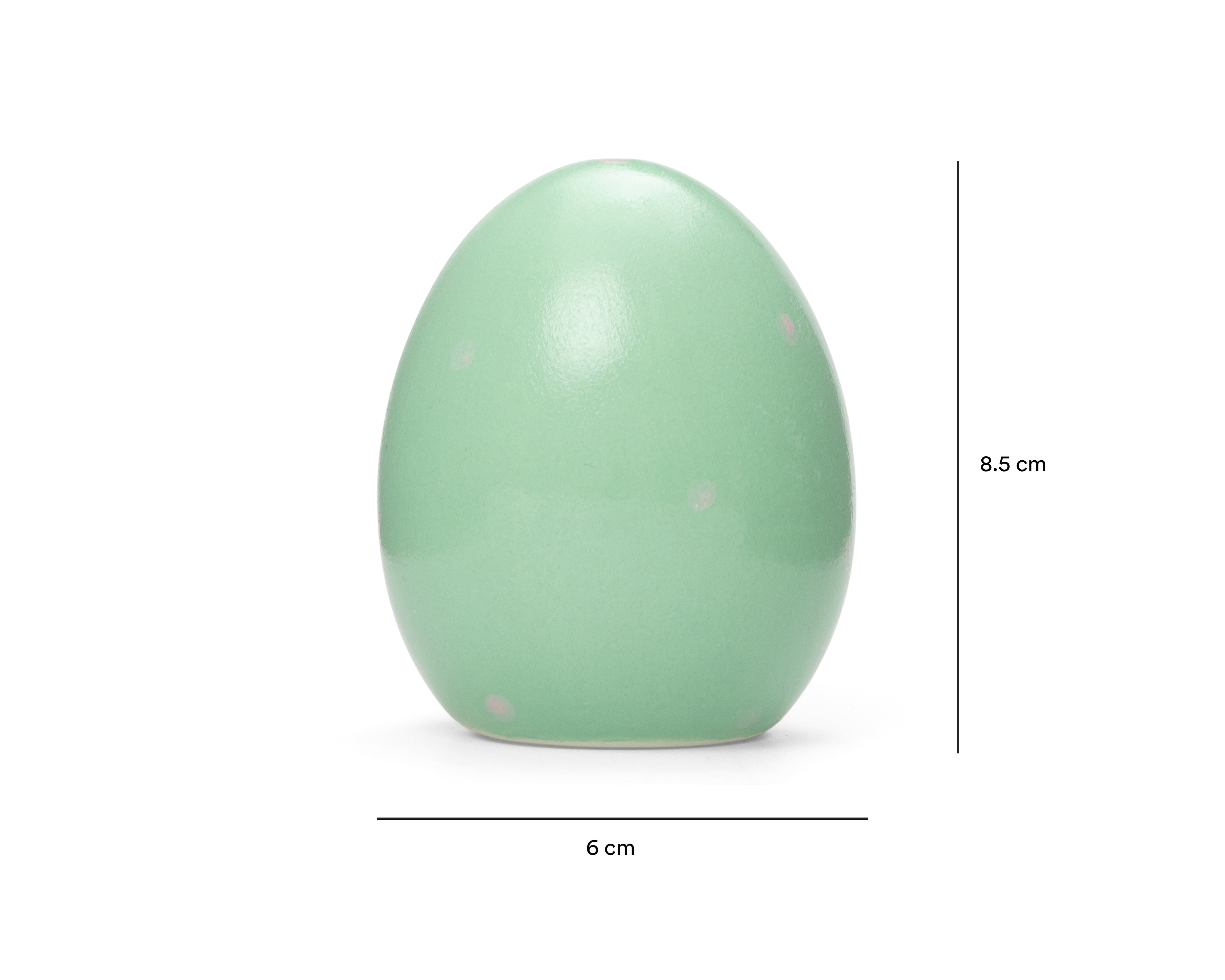 Foto 5 | Foto 5 | Escultura de Huevo de Pascua Megdn de Cerámica 3 Piezas